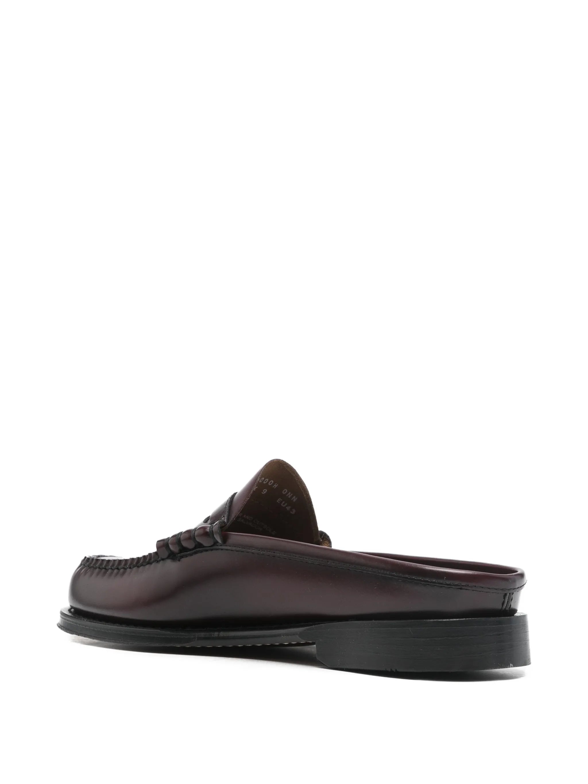 Weejuns Larson Penny slides in wine leather