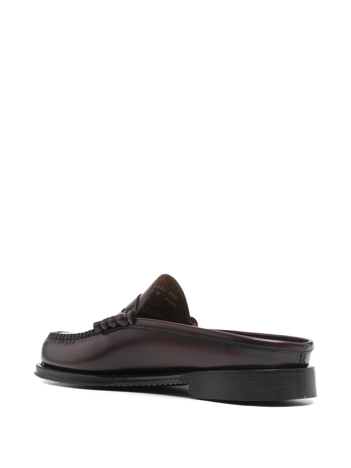 Weejuns Larson Penny slides in wine leather