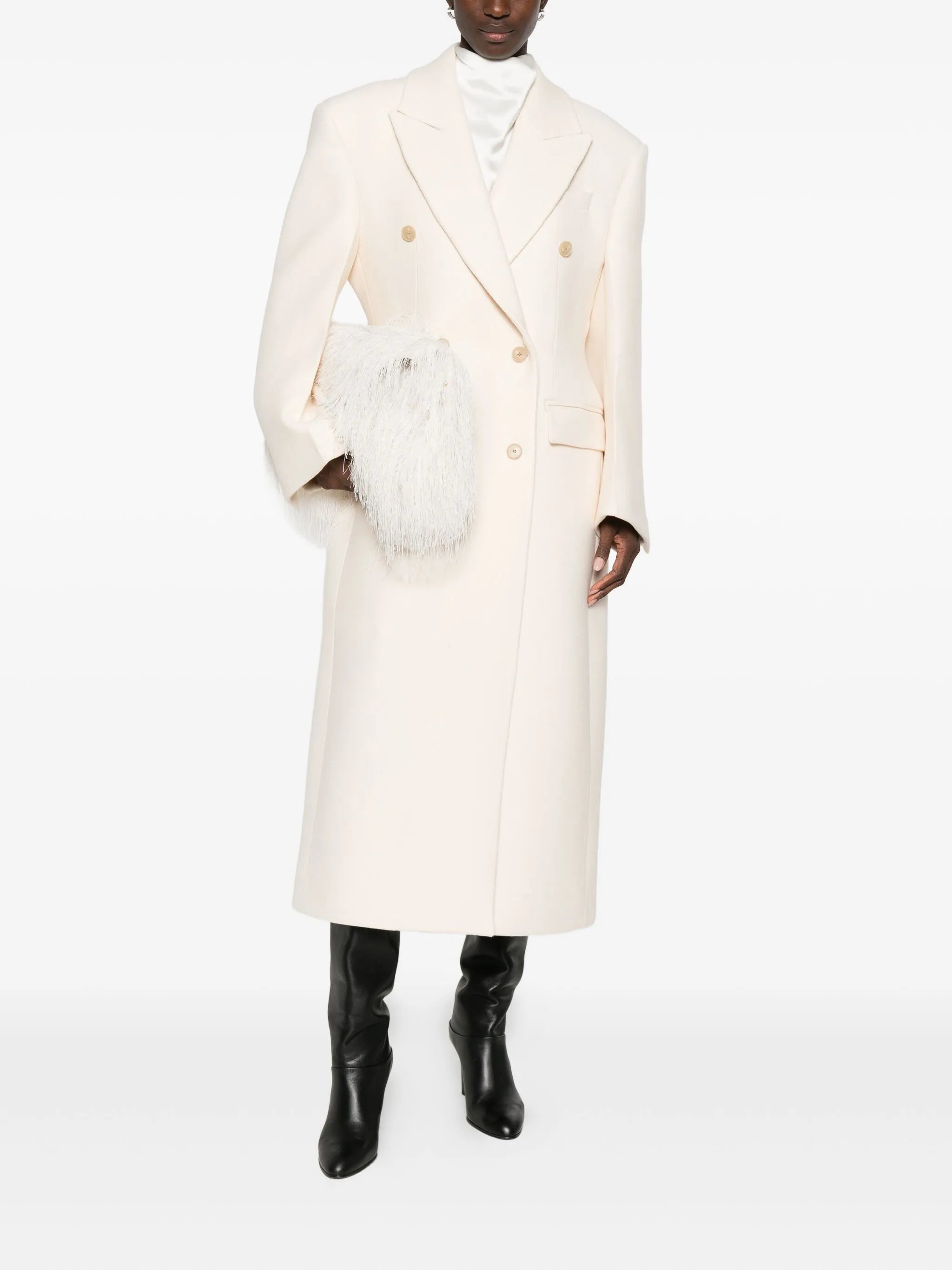 double-breasted coat