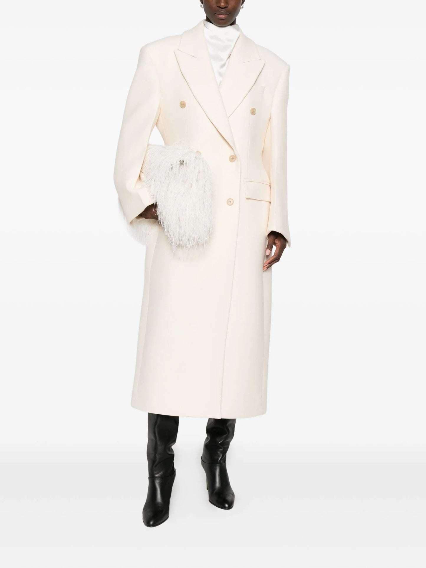 double-breasted coat