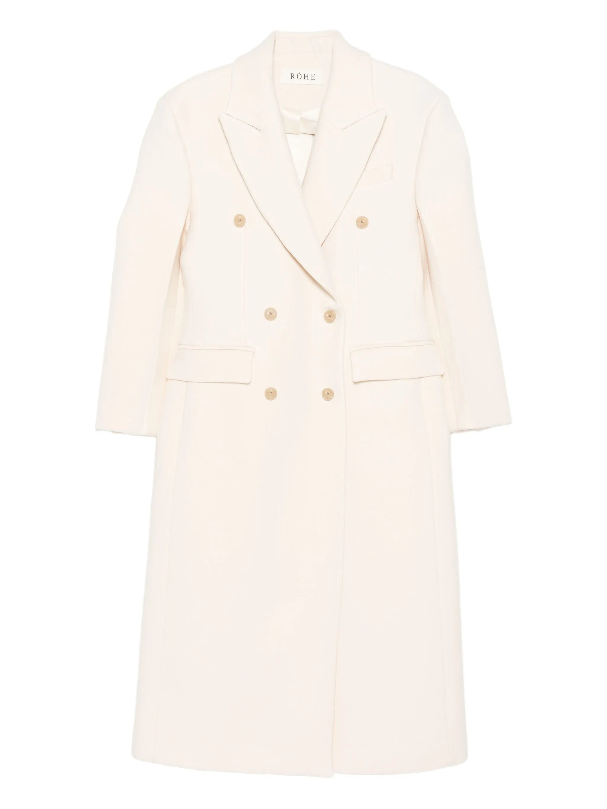 double-breasted coat