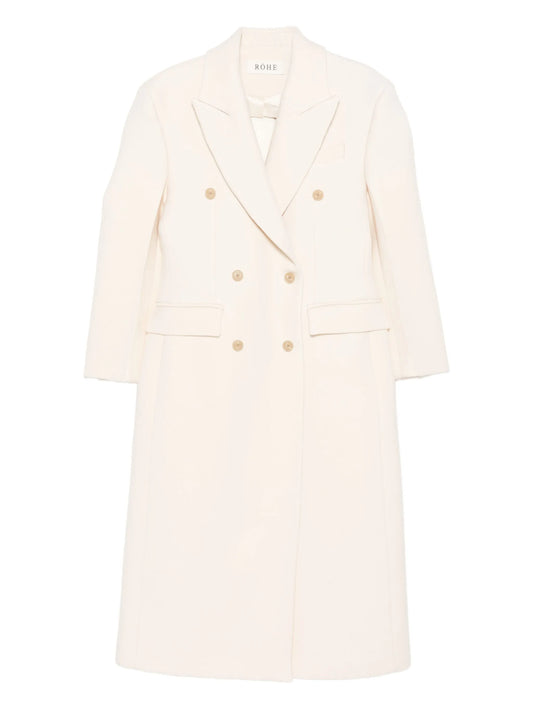 double-breasted coat