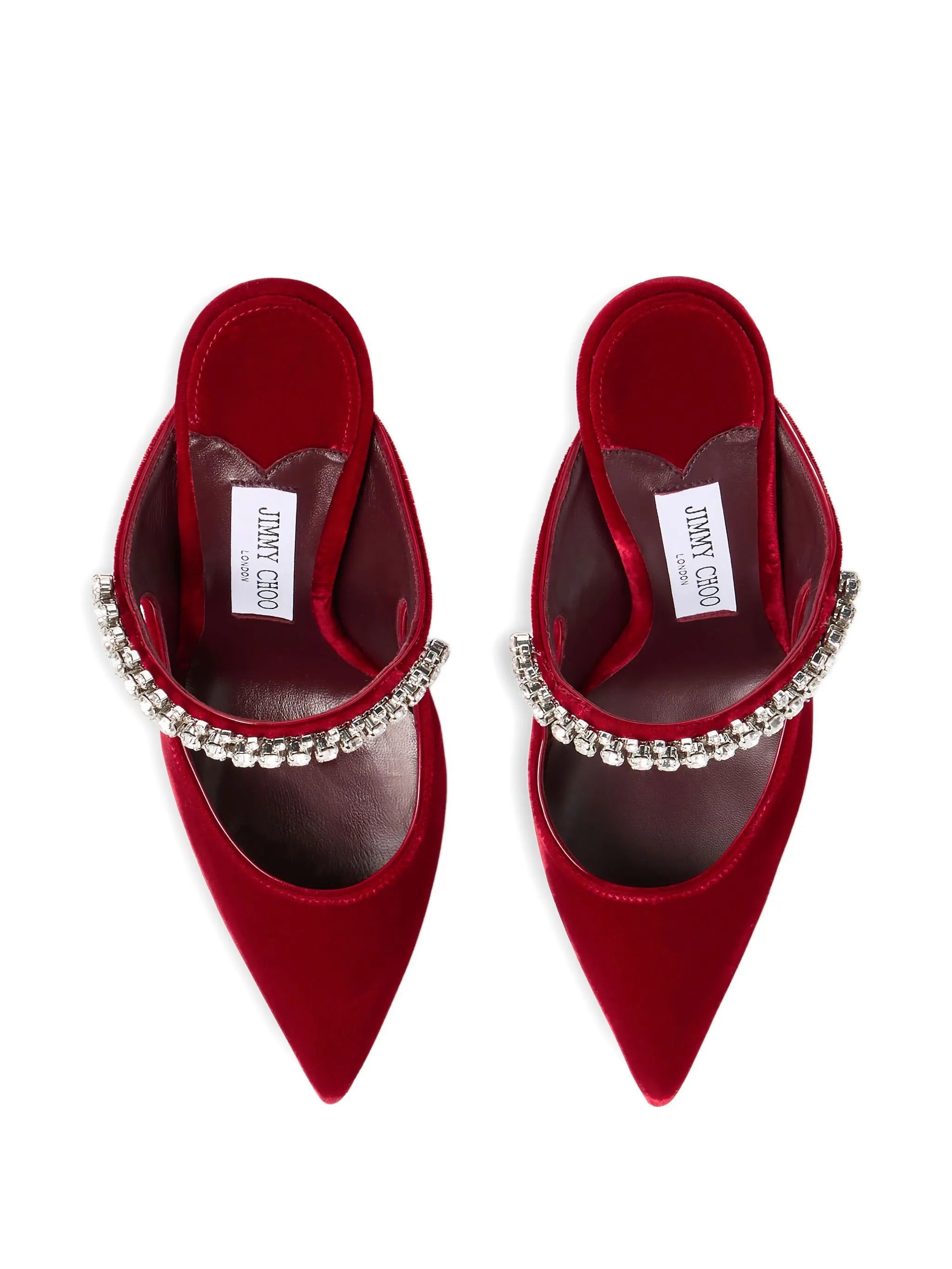 10mm crystal-embellished pointed mules