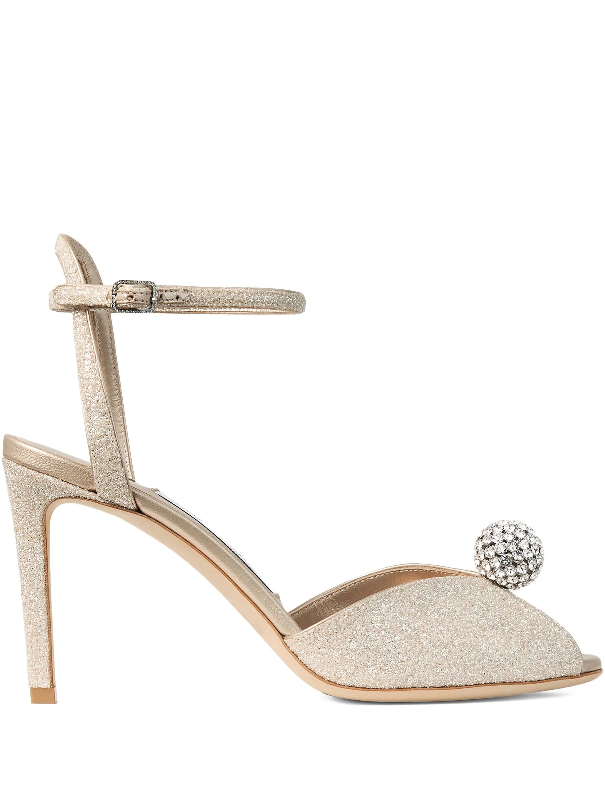 Sacora 85 crystal-embellished sandals