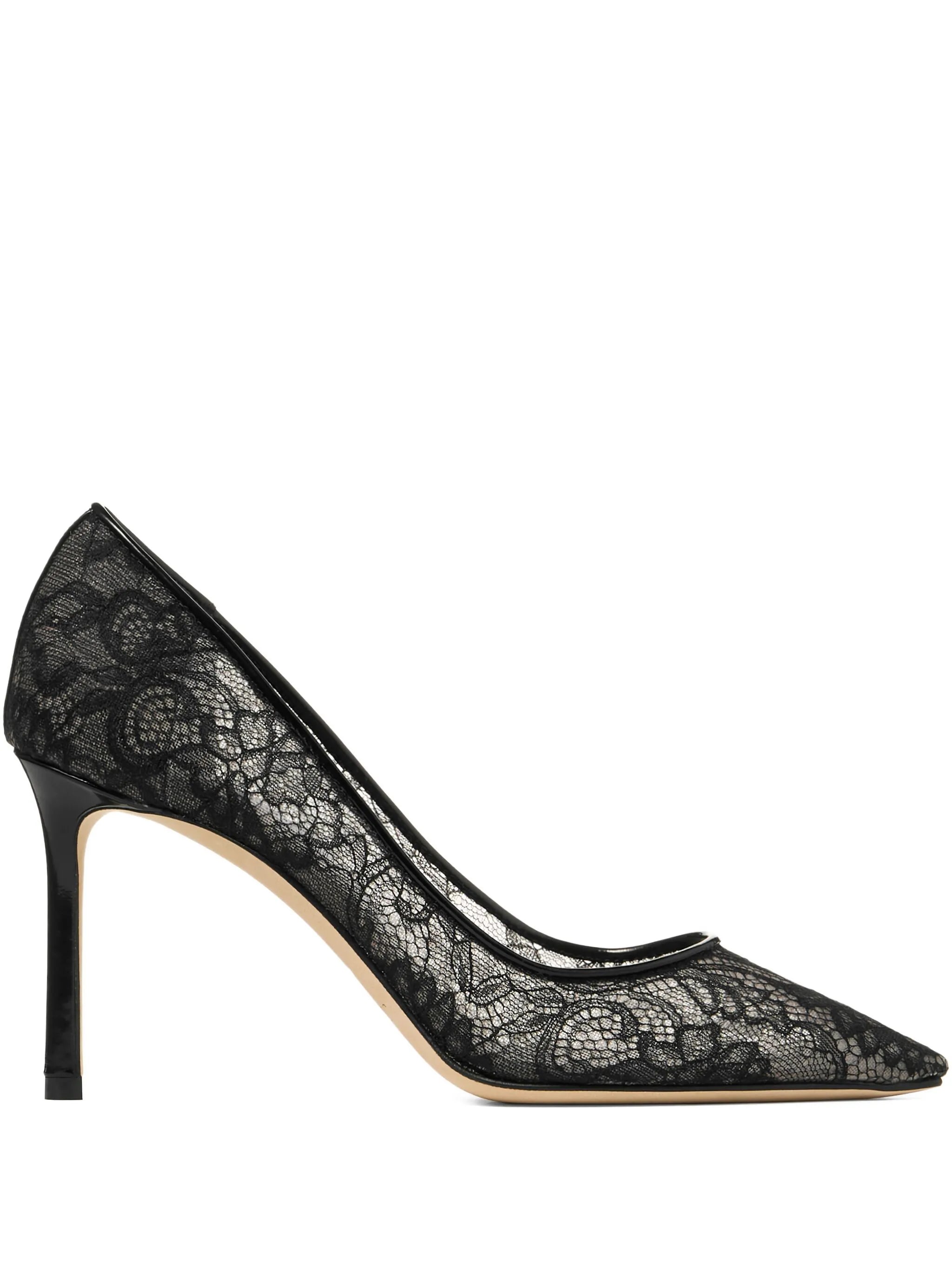 Romy 85 pointed-toe pumps