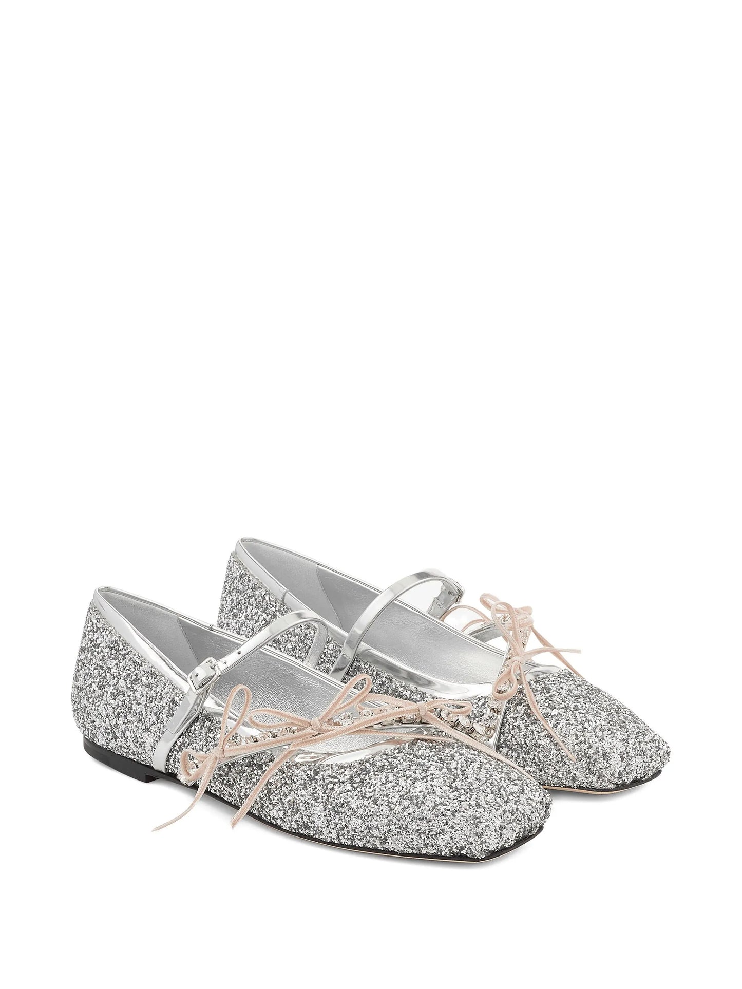 square-toe ballerina shoes