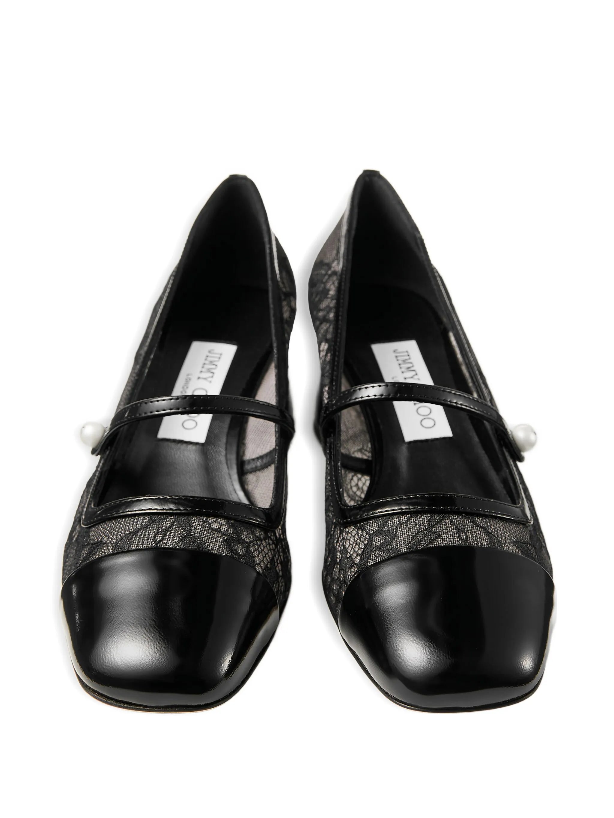 45mm Elisa lace-embellishment pumps