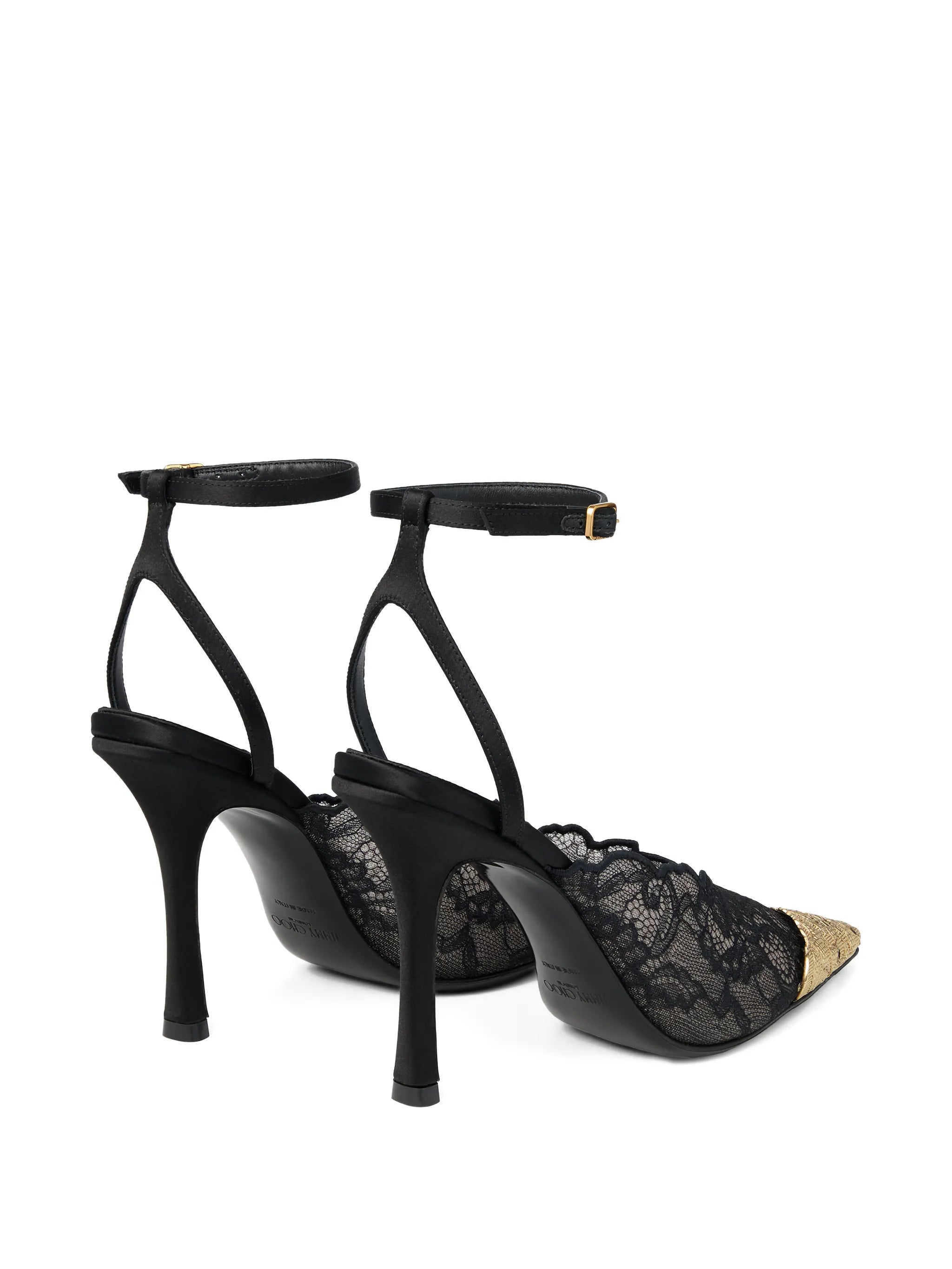 Faiz 100 lace metal-toe pumps