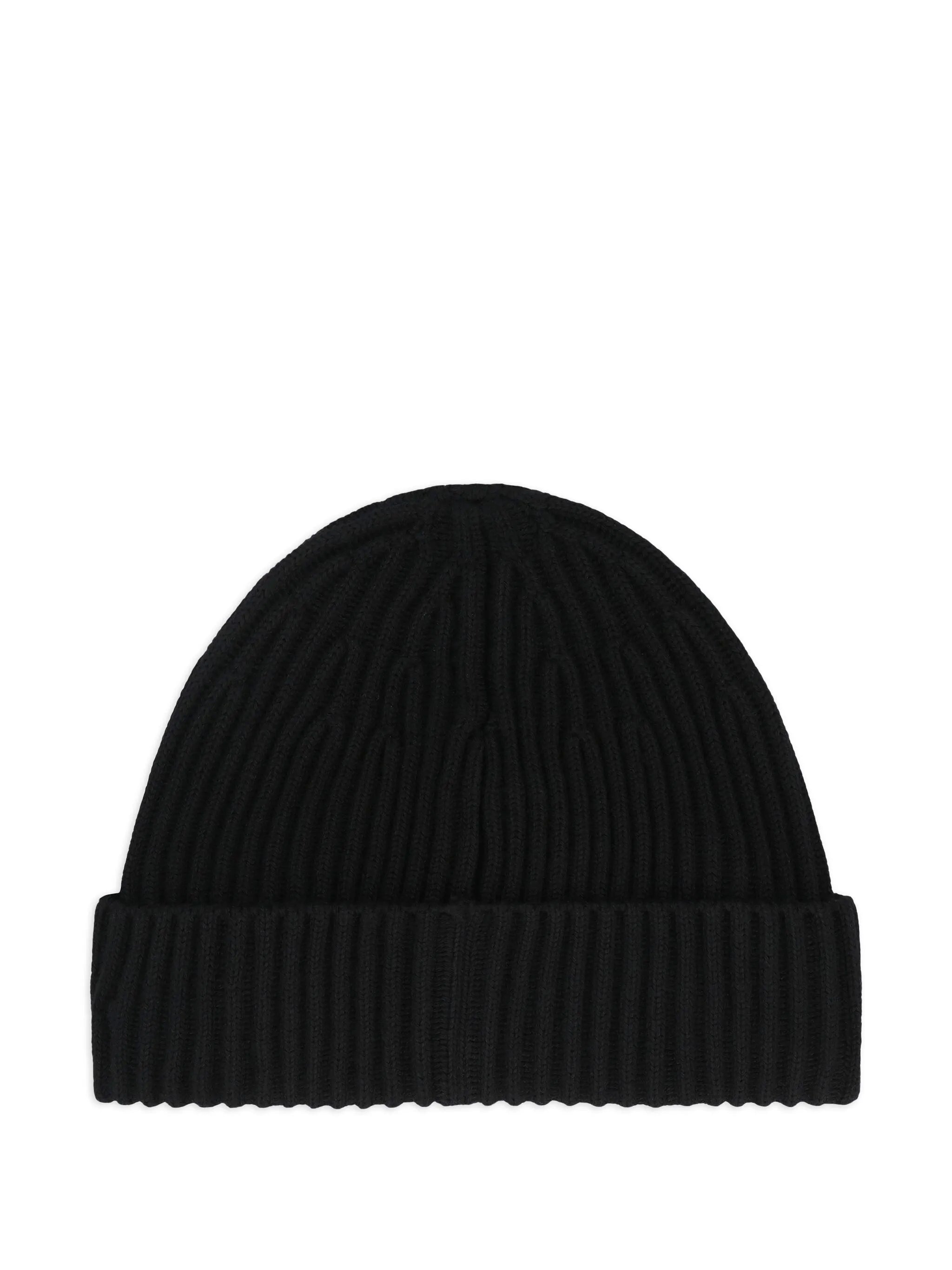 logo-patch beanie hat