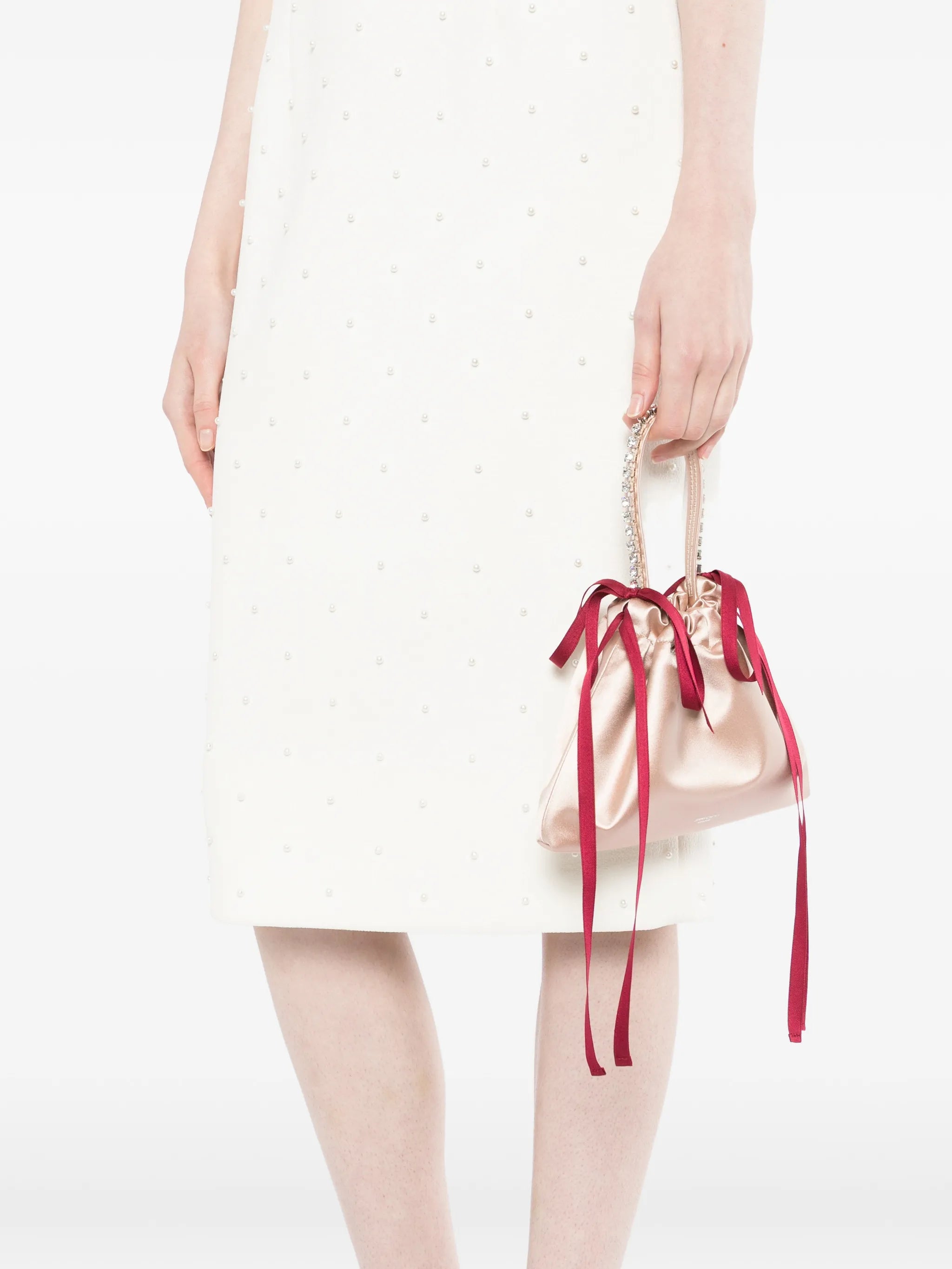 mini top-handle bucket bag
