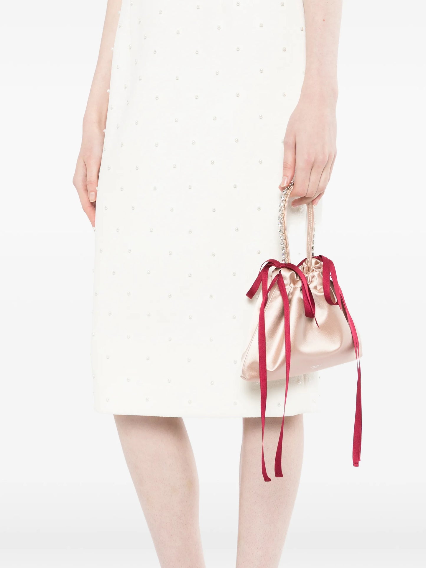 mini top-handle bucket bag