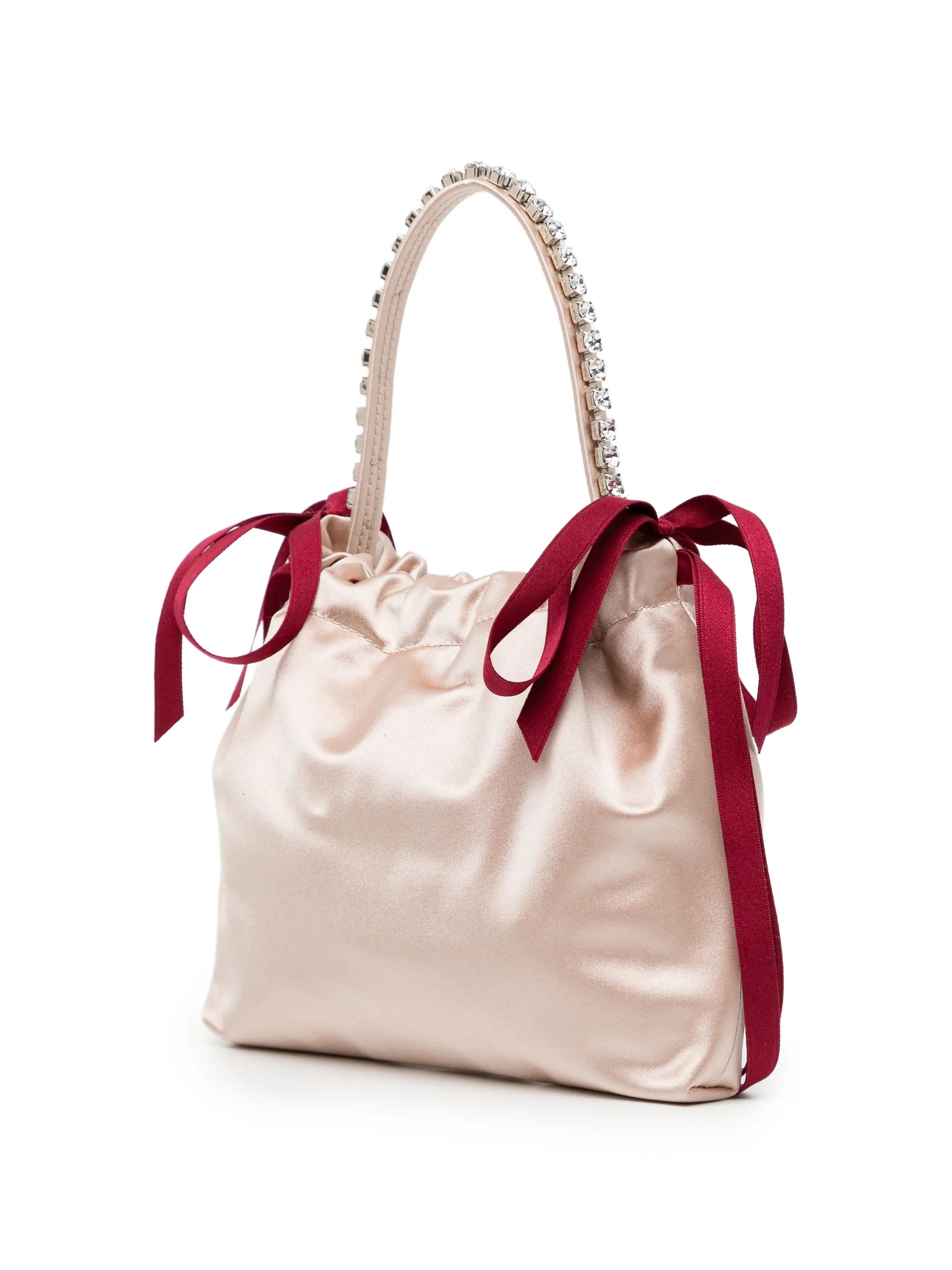 mini top-handle bucket bag