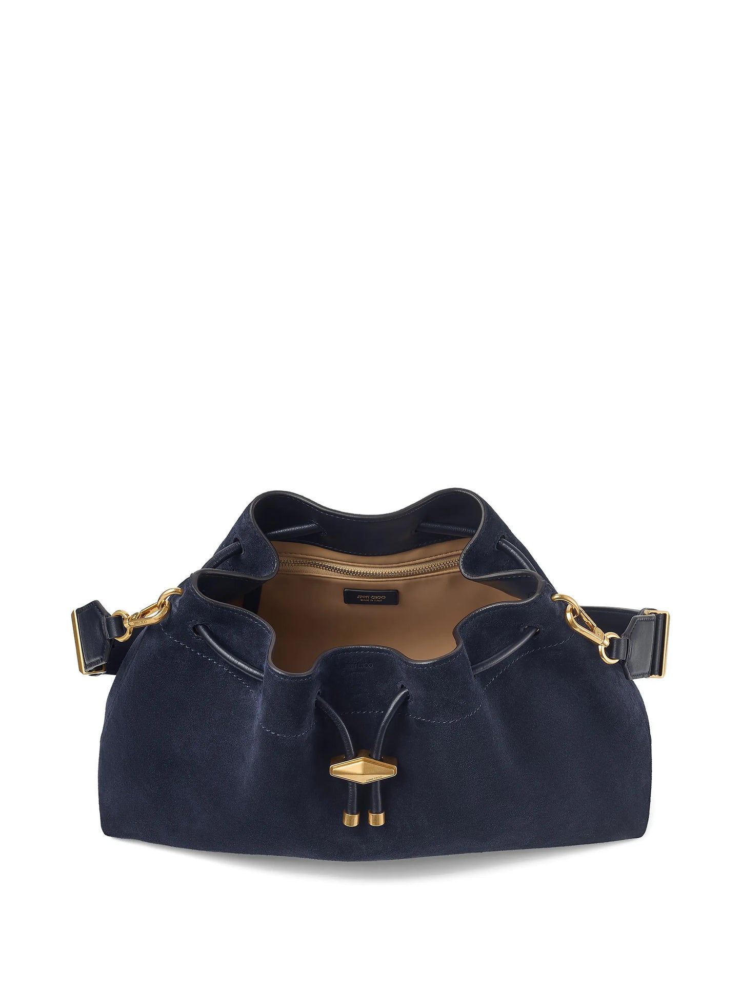 medium Cinch suede shoulder bag