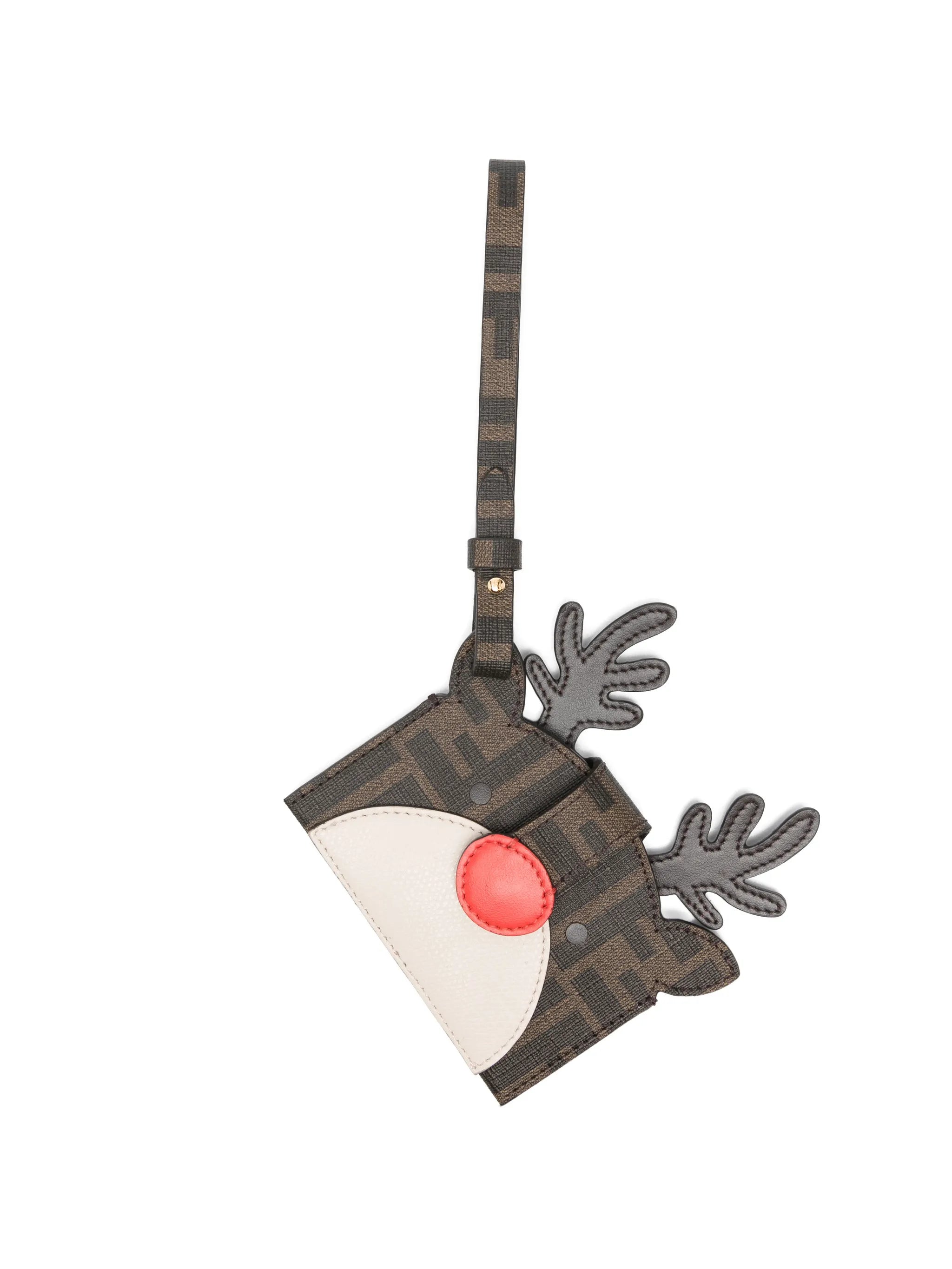 reindeer-motif card holder
