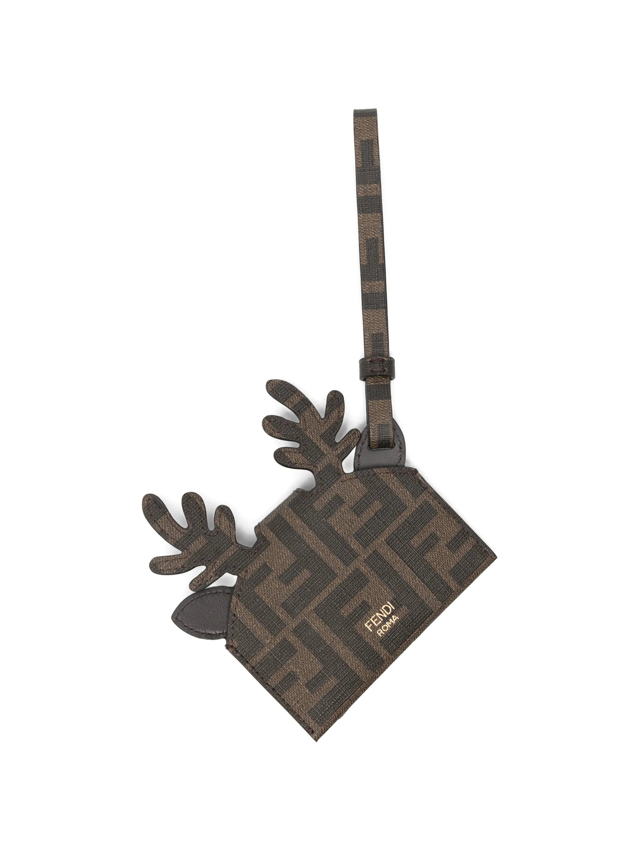 reindeer-motif card holder