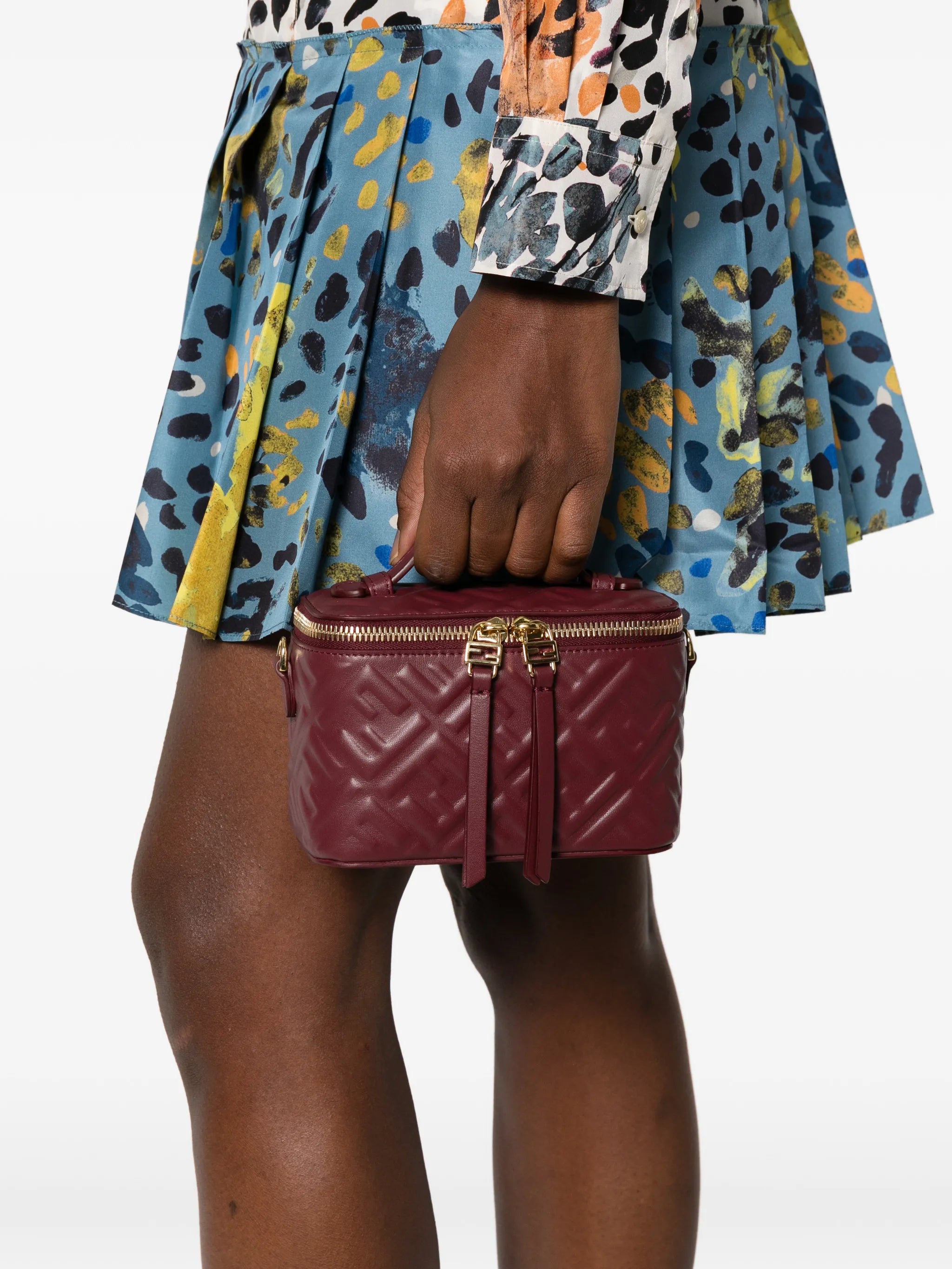 Vanity FF-logo leather mini bag