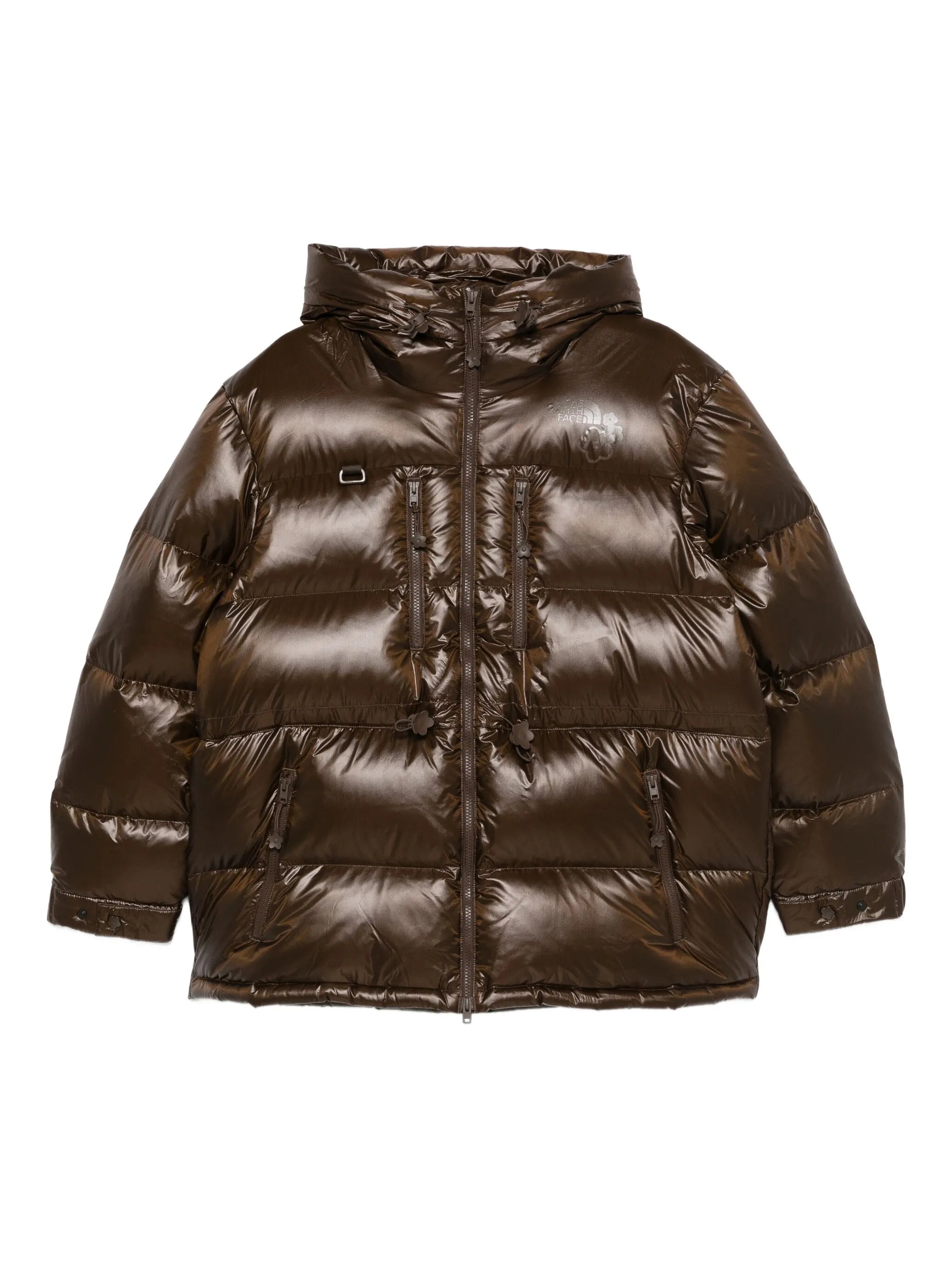 x The North Face zip padded coat