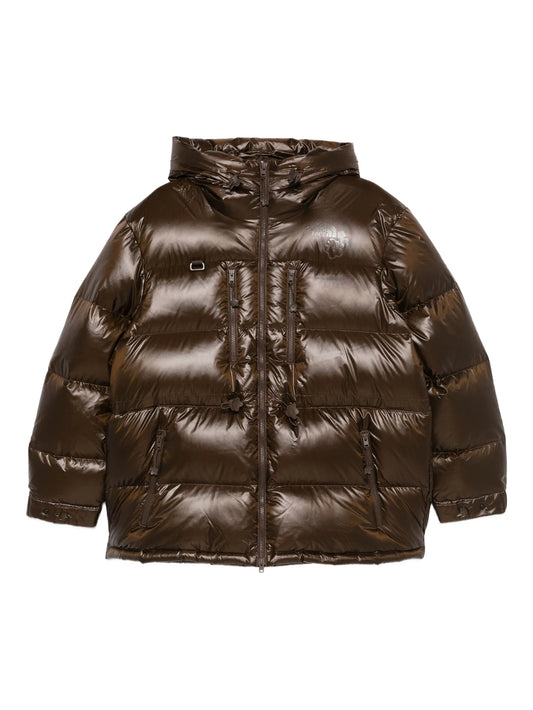 x The North Face zip padded coat
