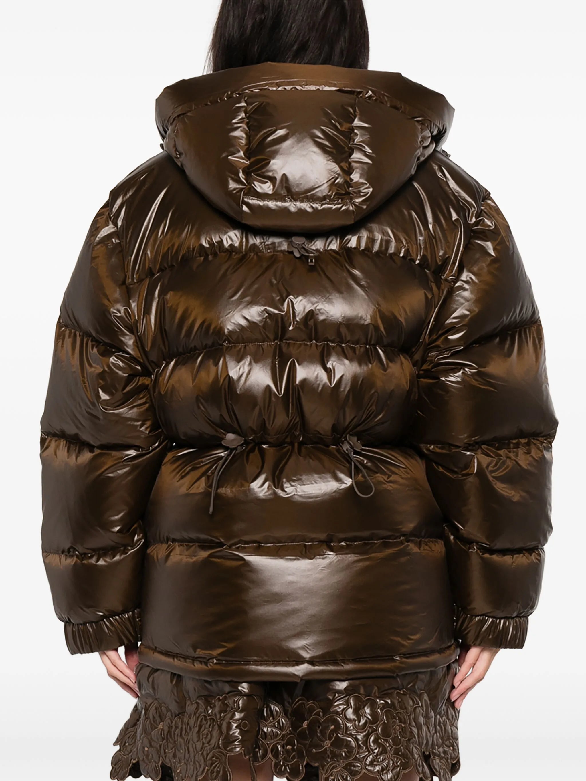 x The North Face zip padded coat