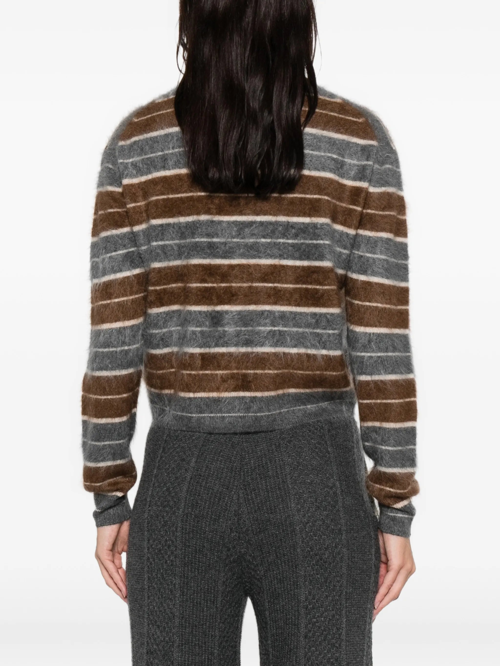 striped knitted sweater
