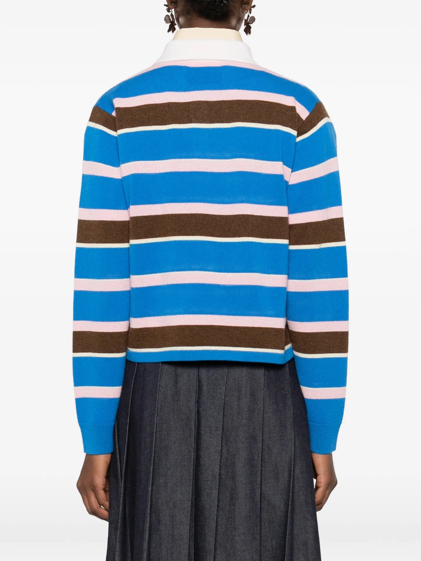 striped polo top