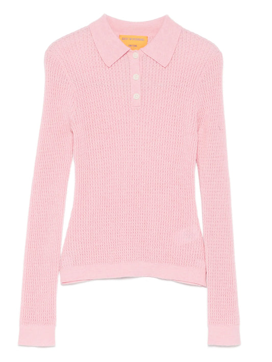 long-sleeves polo top