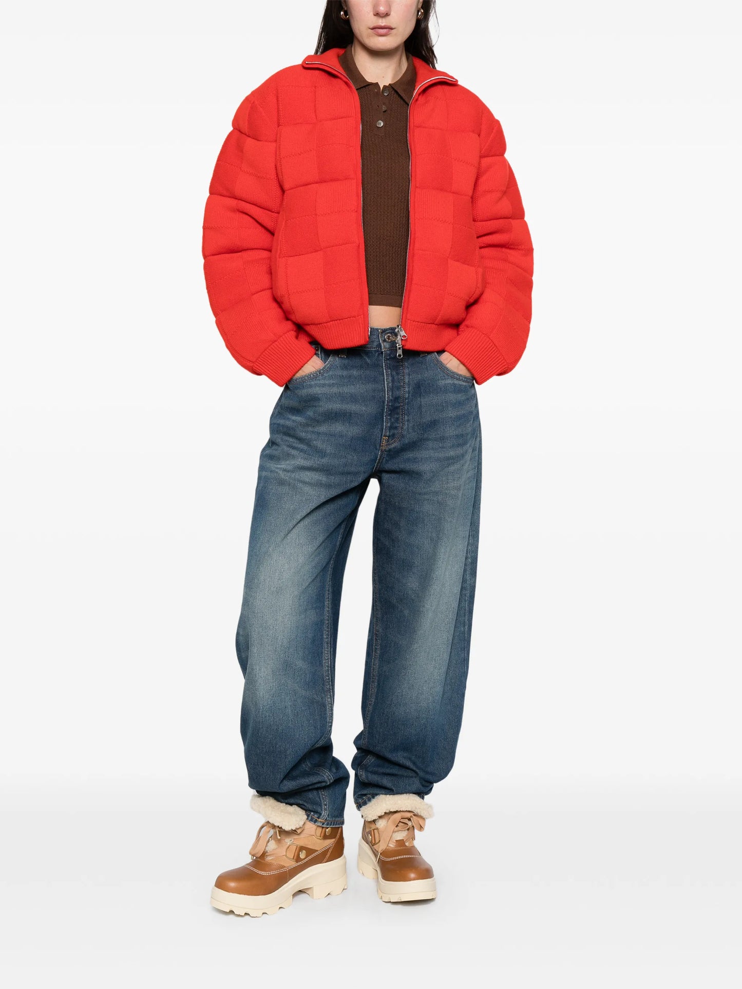 quilted puffer Jacket