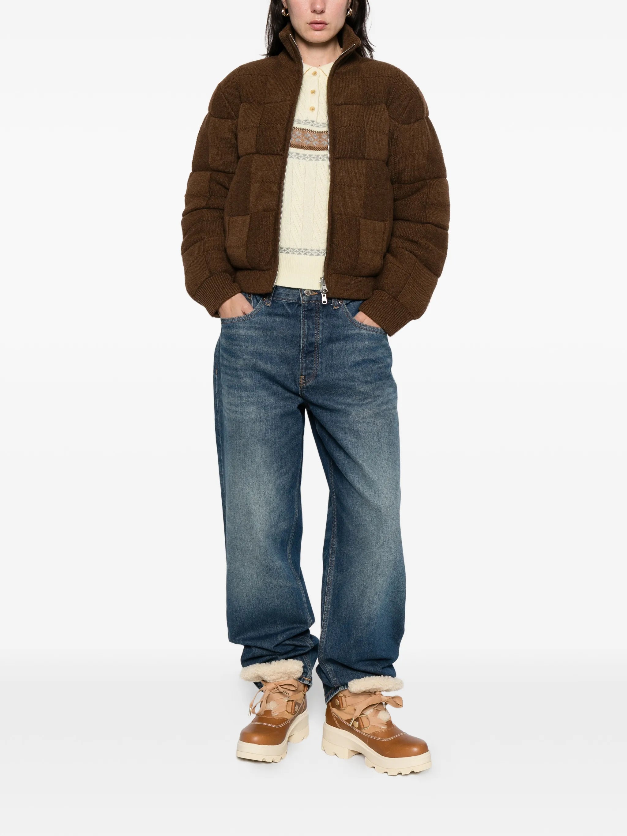 quilted puffer jacket