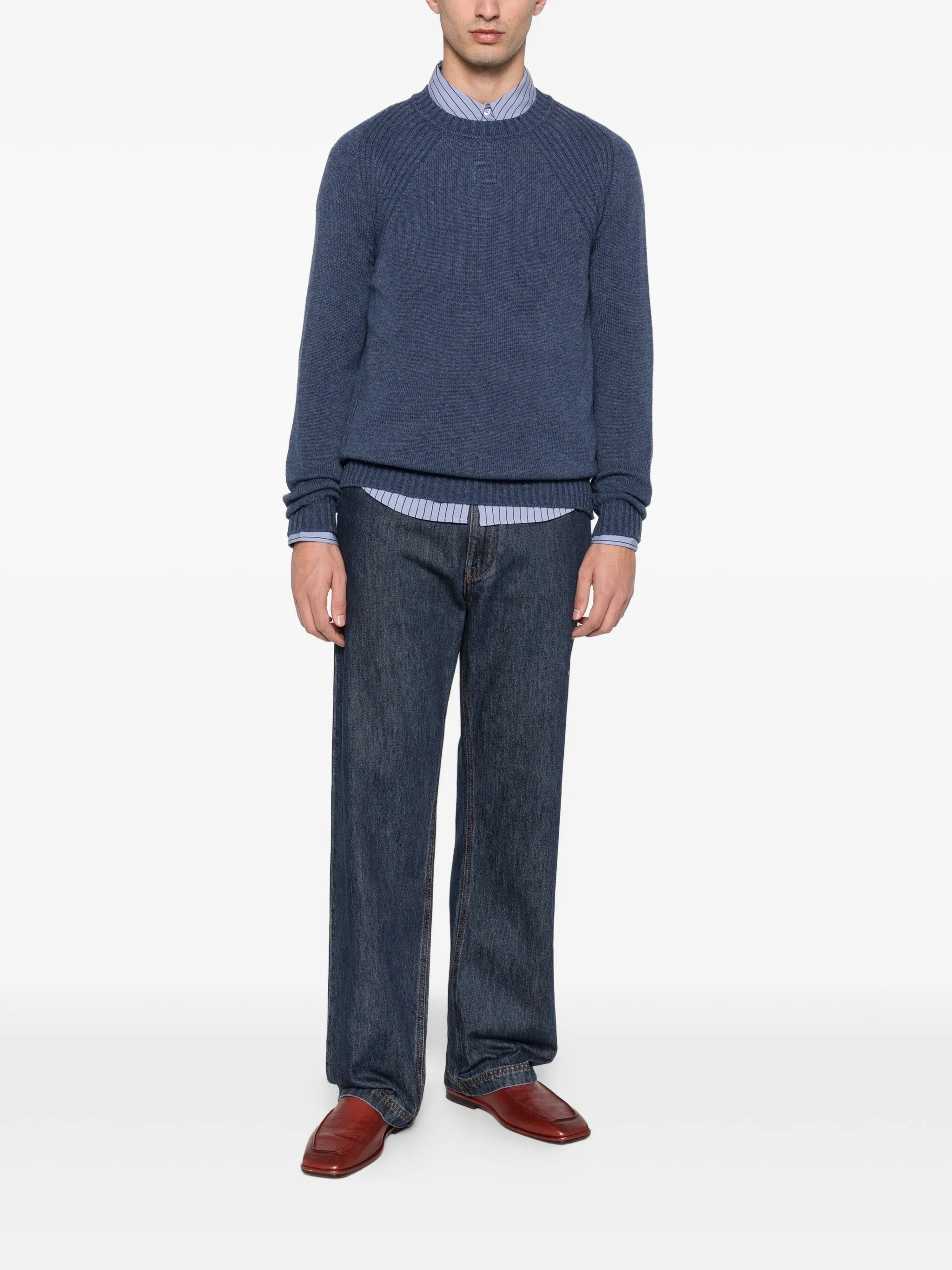 Girocollo FF cashmere jumper