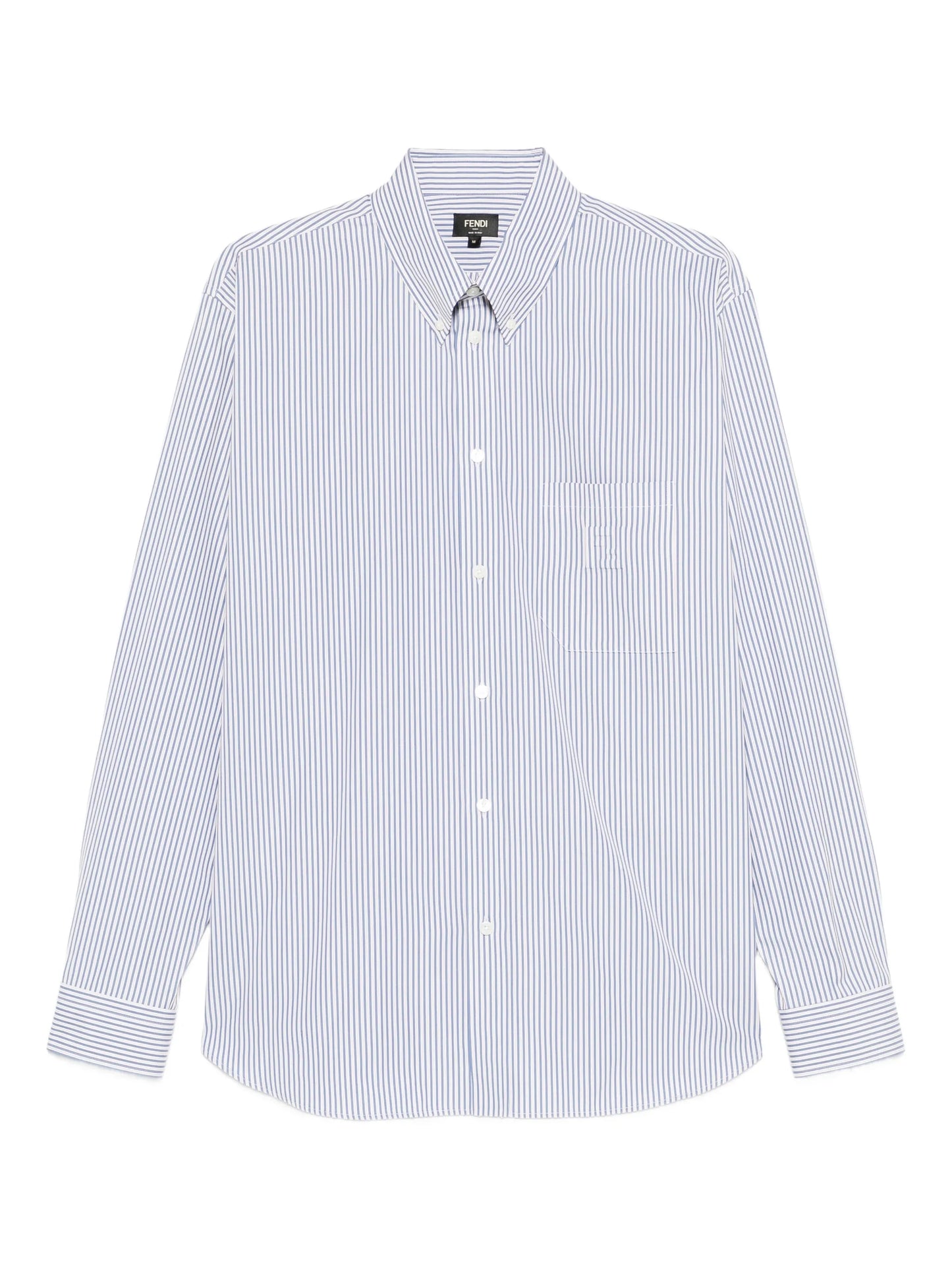 striped long-sleeved shirt