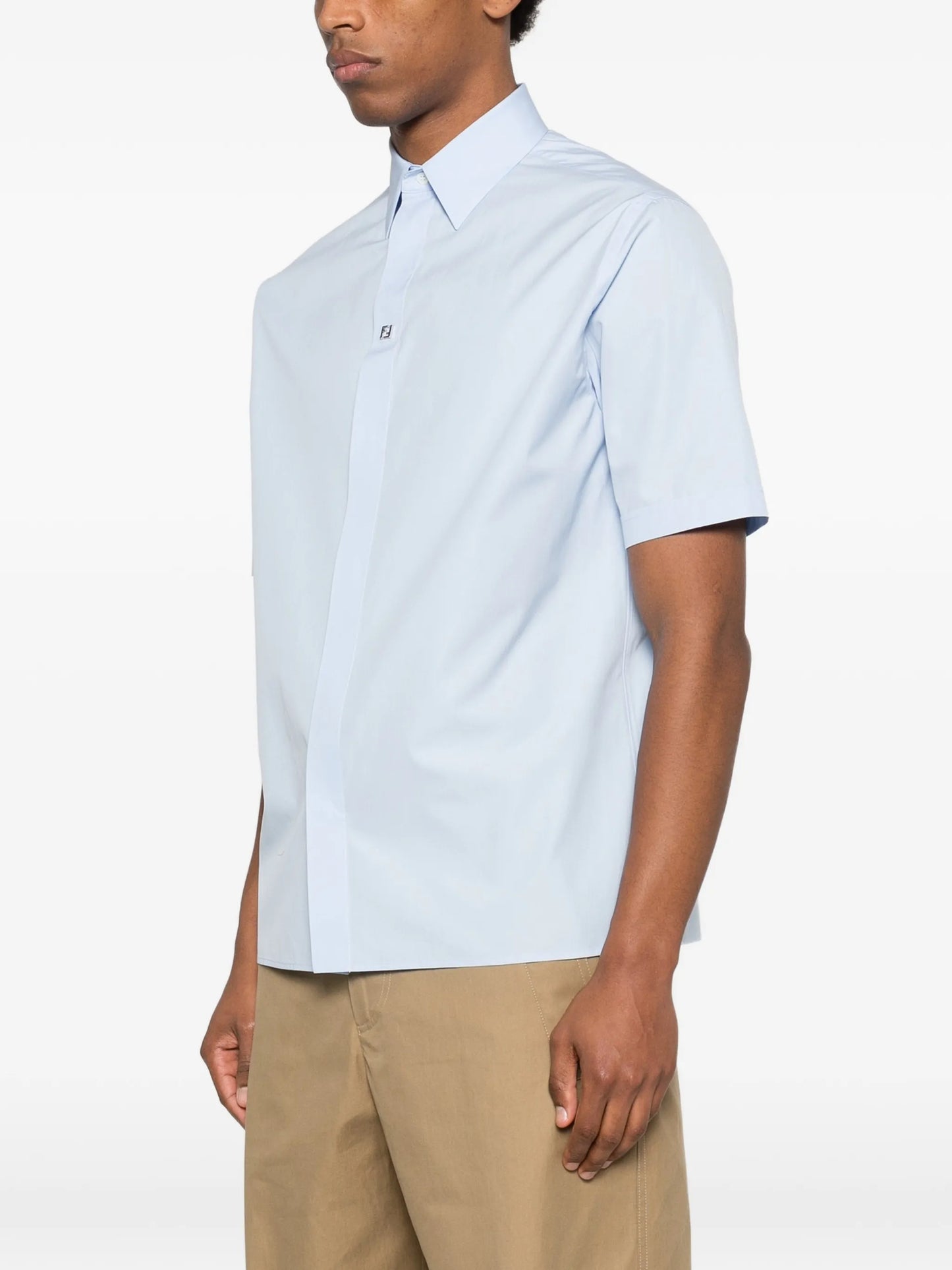 logo-appliqué shirt