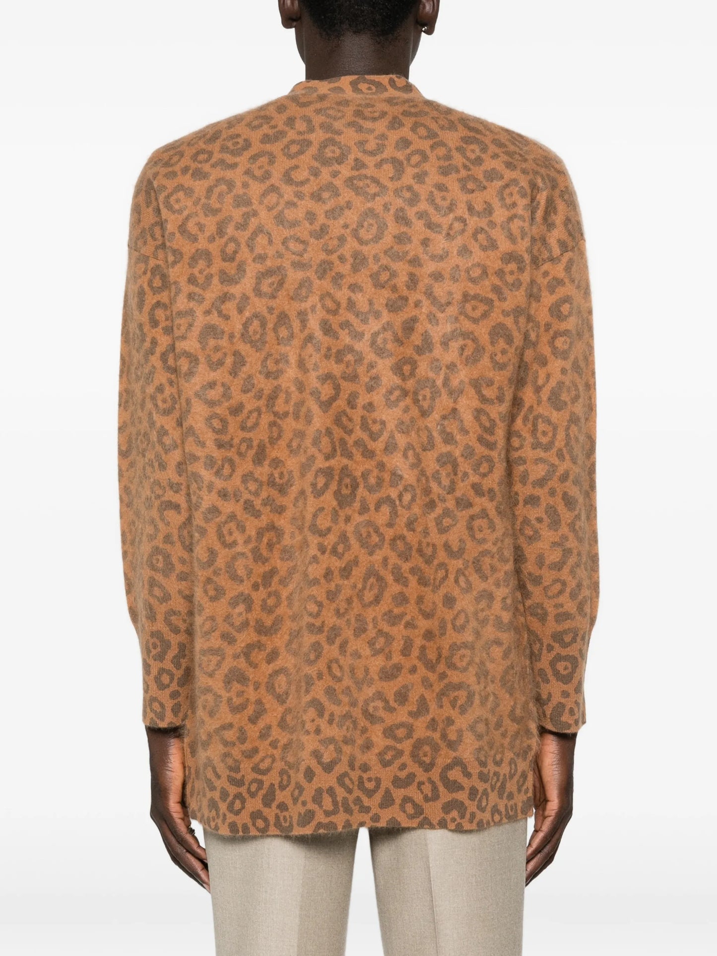 Mr Dubois leopard-print cardigan