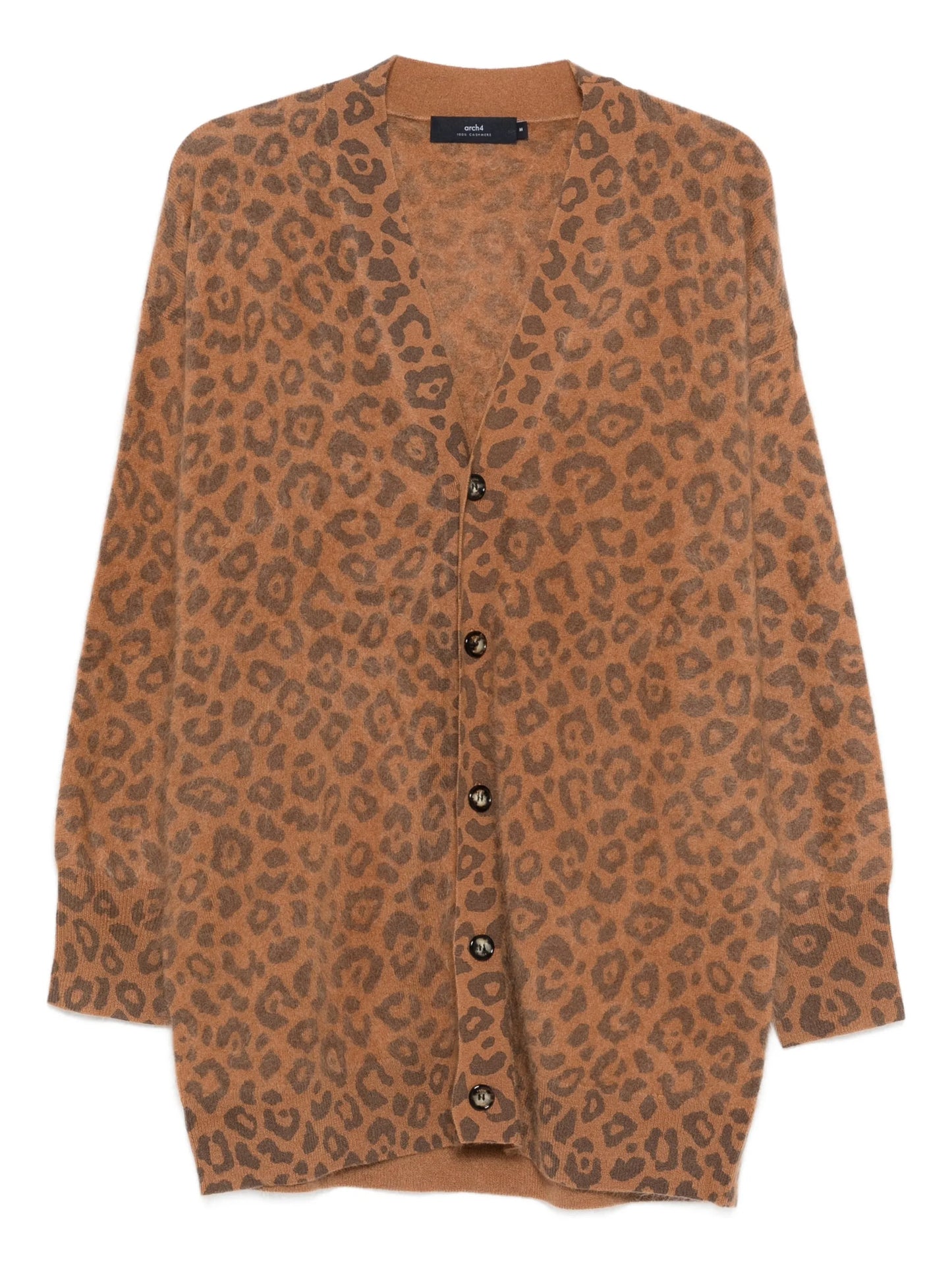 Mr Dubois leopard-print cardigan