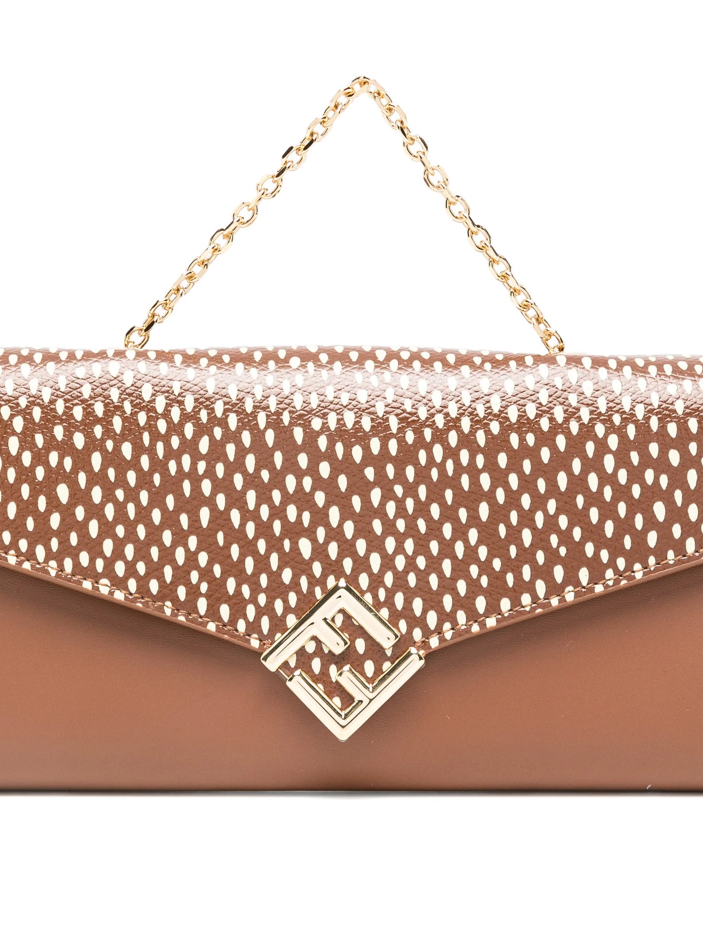 FF Diamonds chain-strap leather mini bag