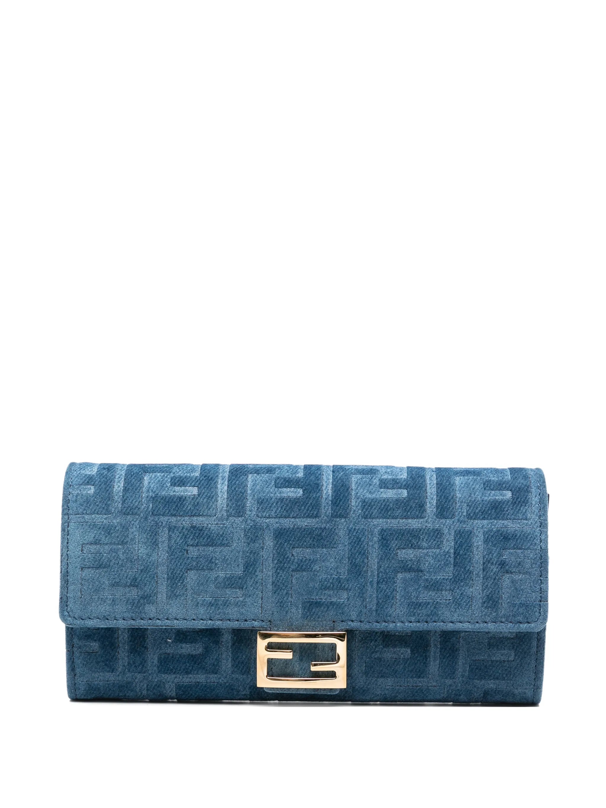FF-pattern clutch bag