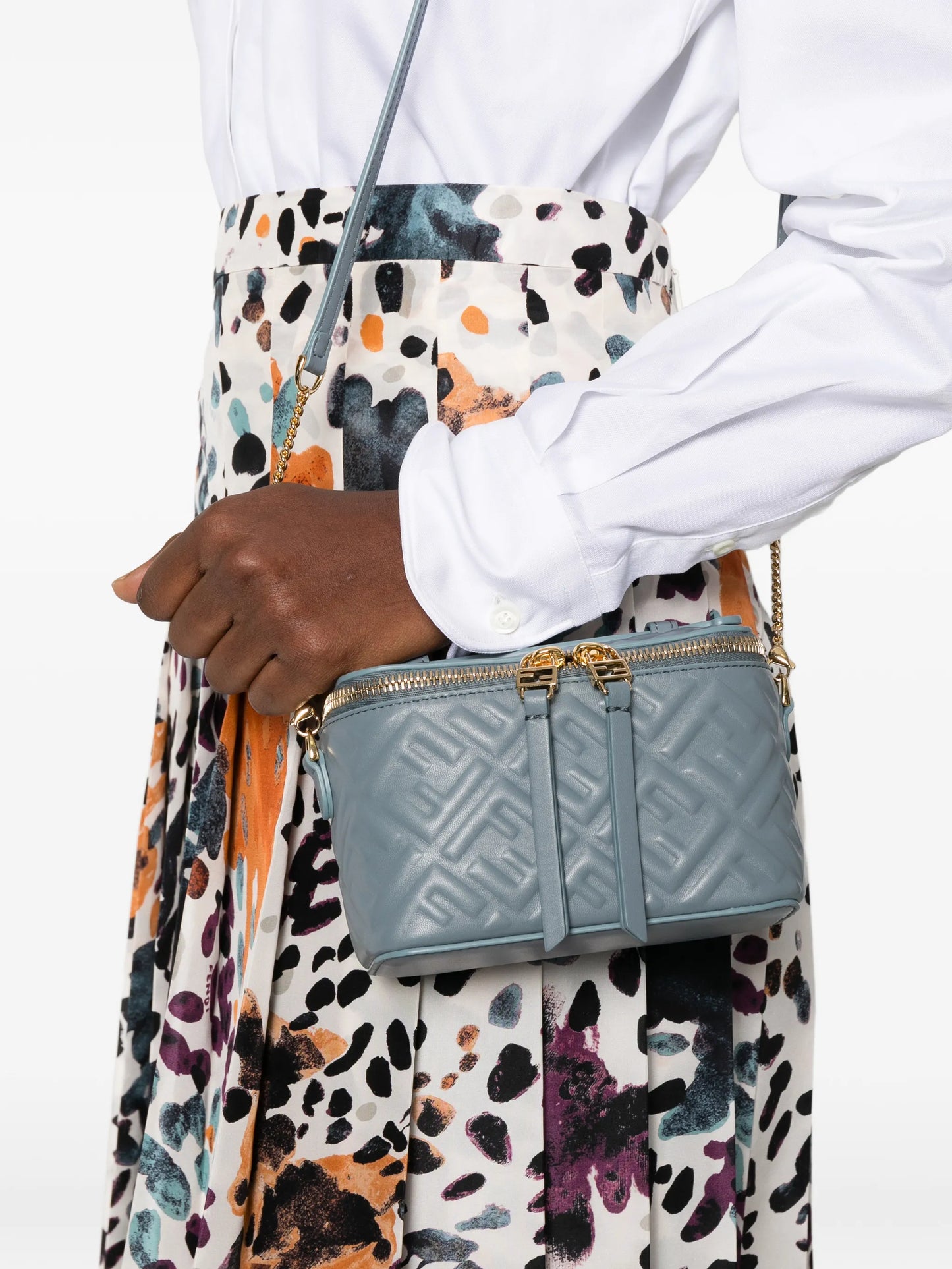 Vanity FF-logo leather mini bag