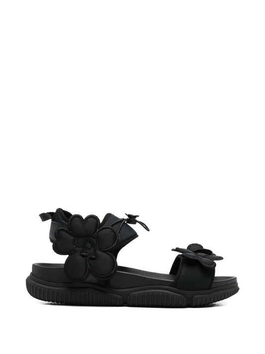 Cilla floral-appliqué sandals