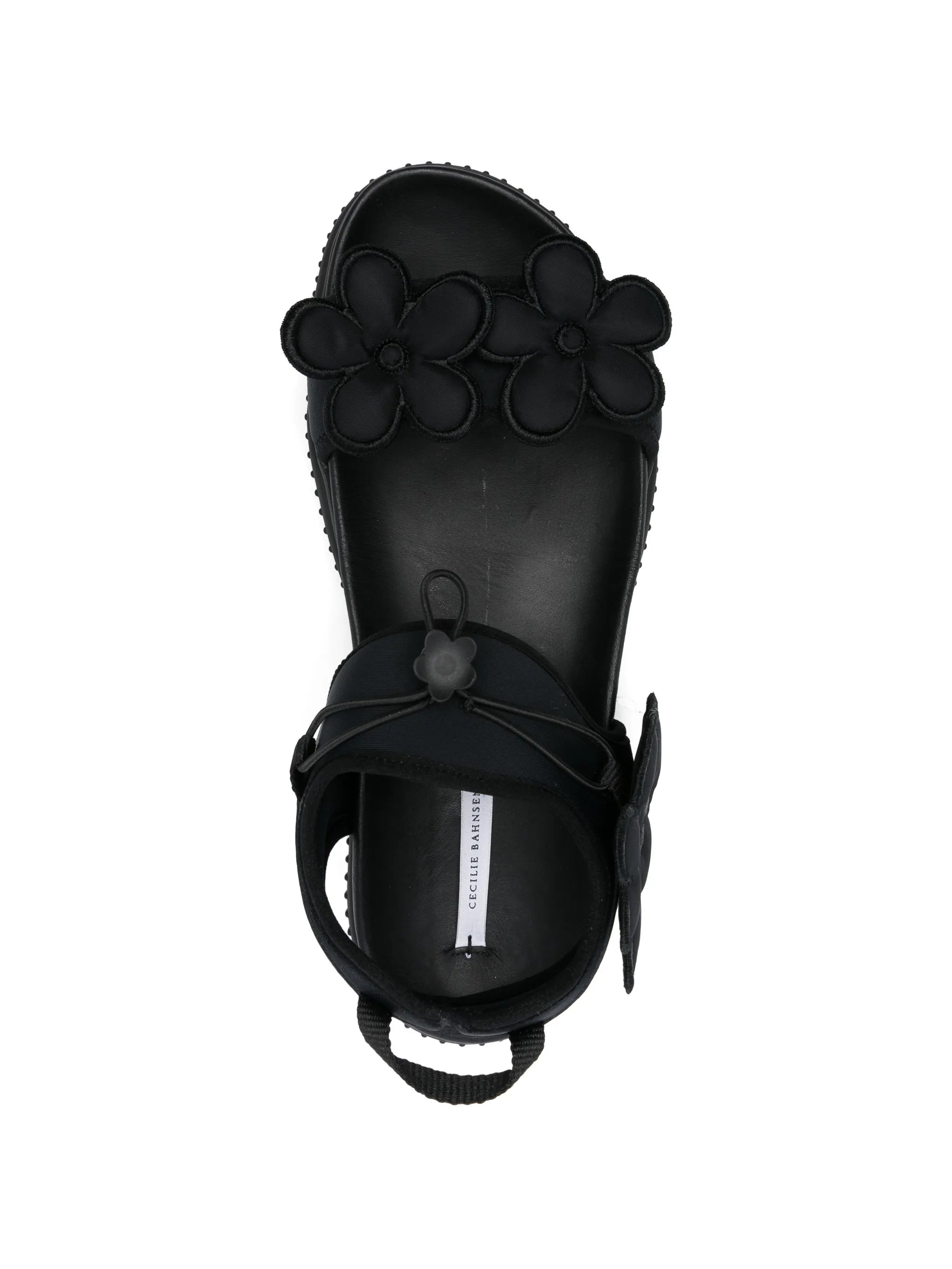 Cilla floral-appliqué sandals
