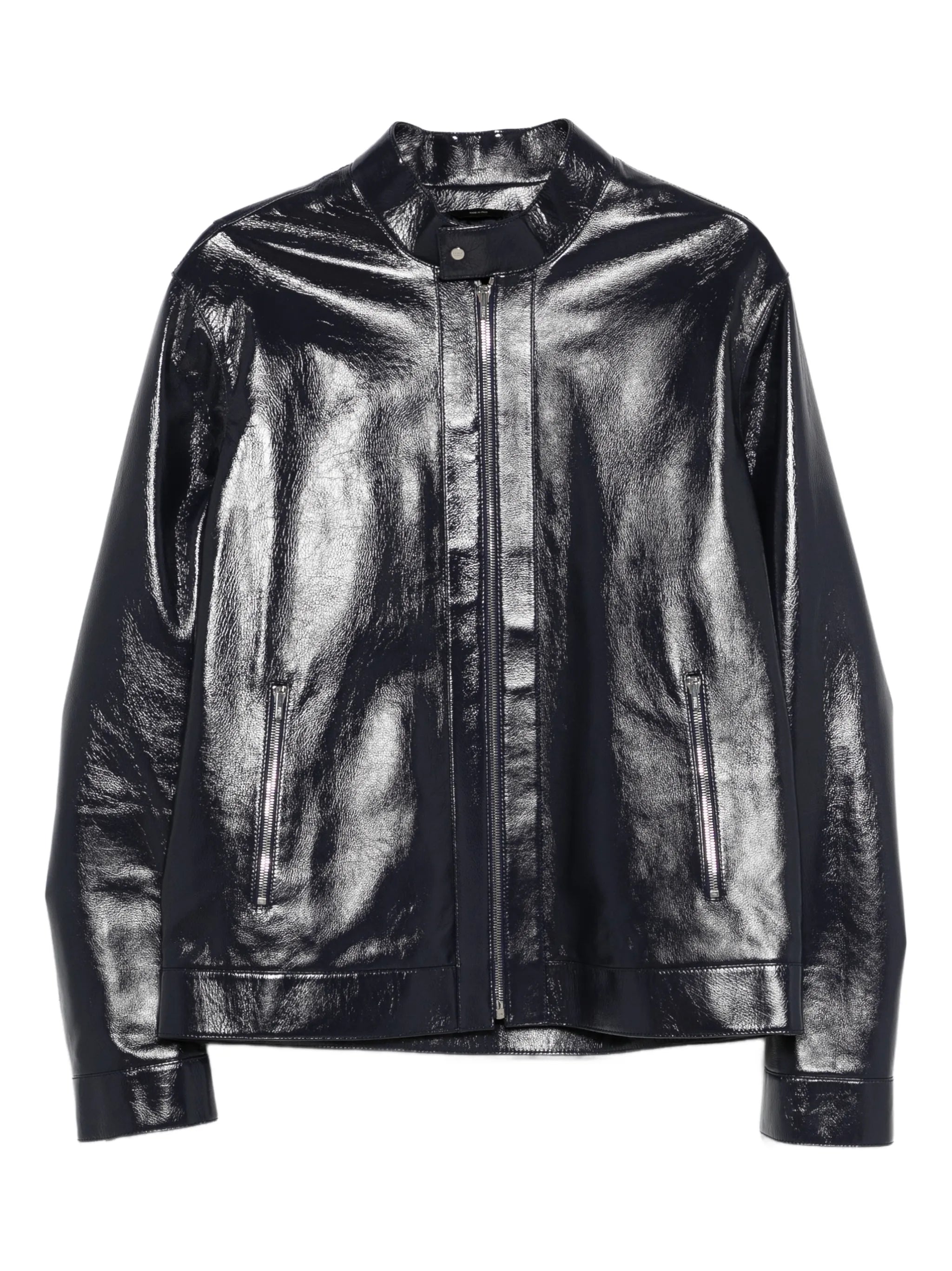 leather biker jacket