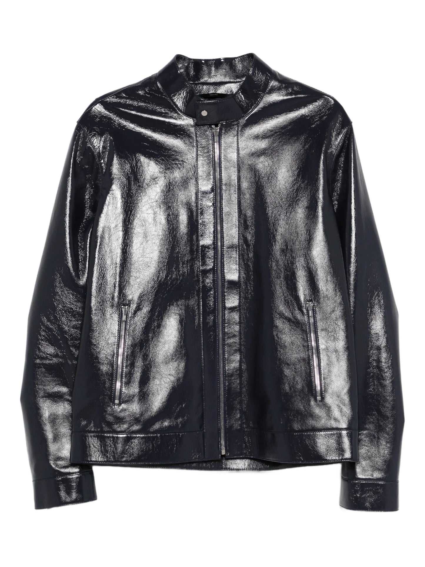 leather biker jacket
