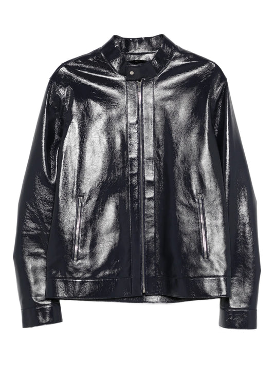 leather biker jacket