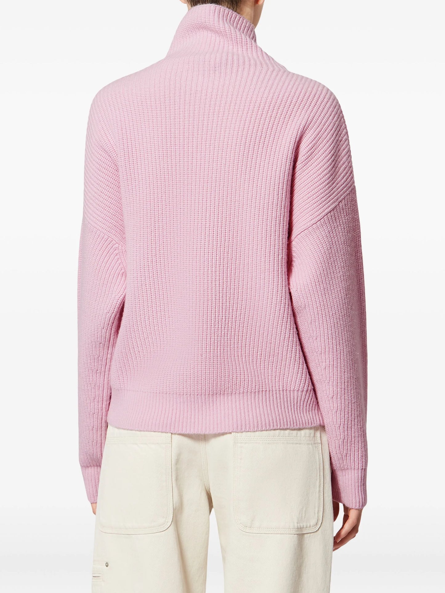 Brooke ribbed roll-neck pullover