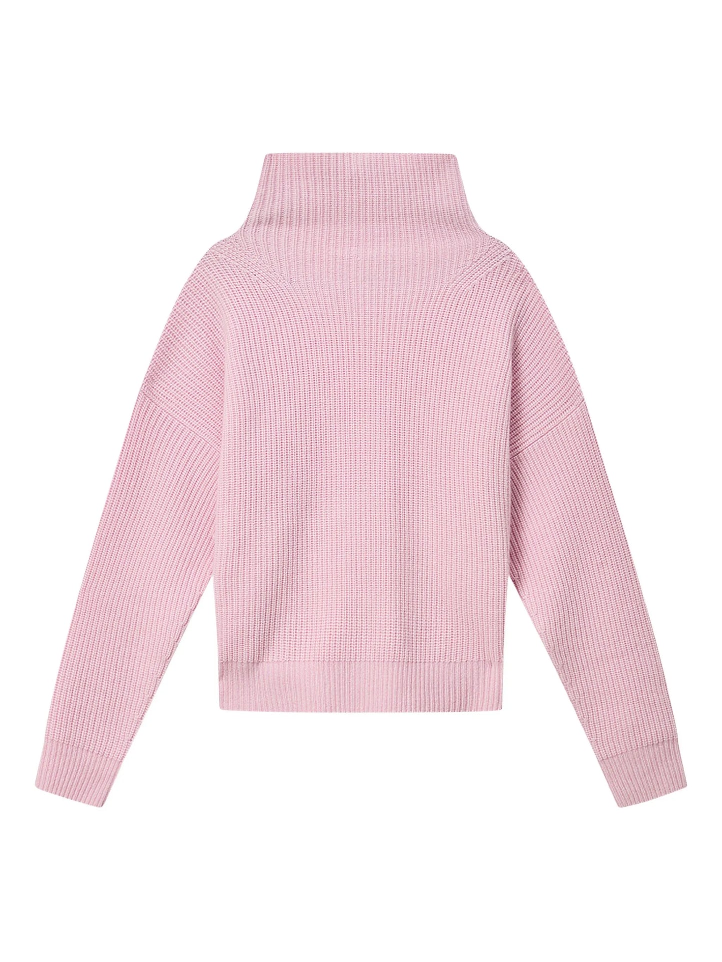 Brooke ribbed roll-neck pullover