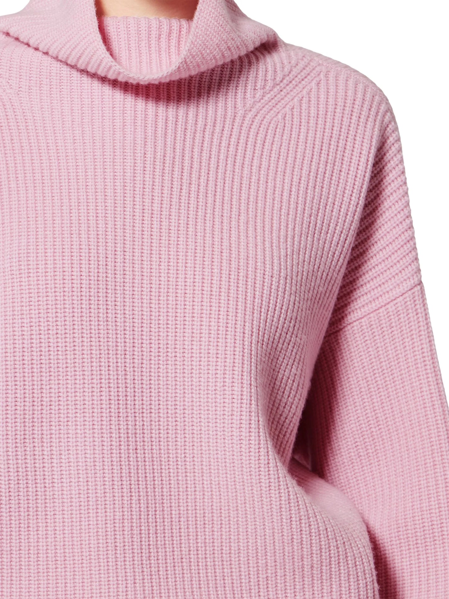 Brooke ribbed roll-neck pullover