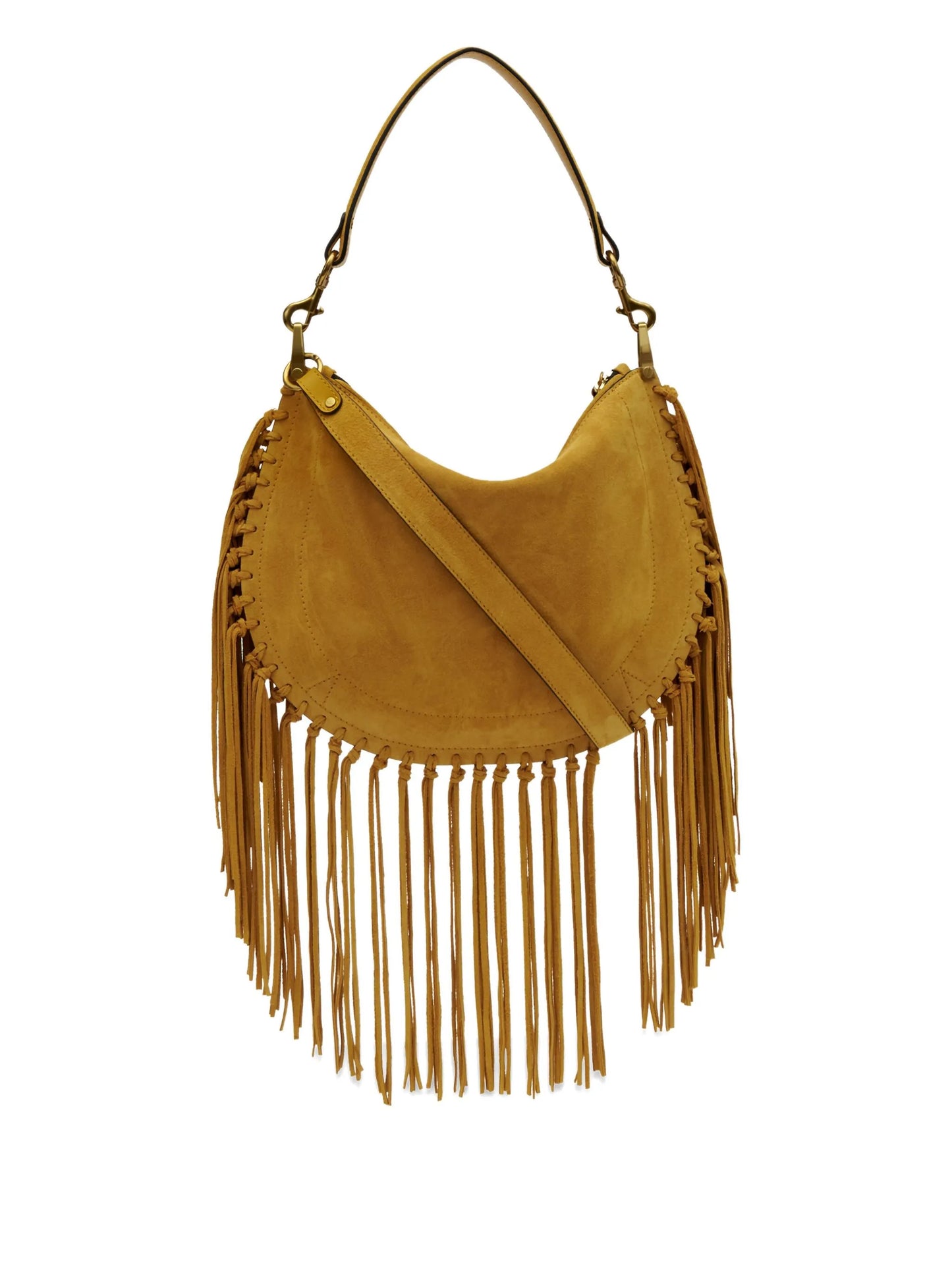 Oskan soft fringed shoulder bag