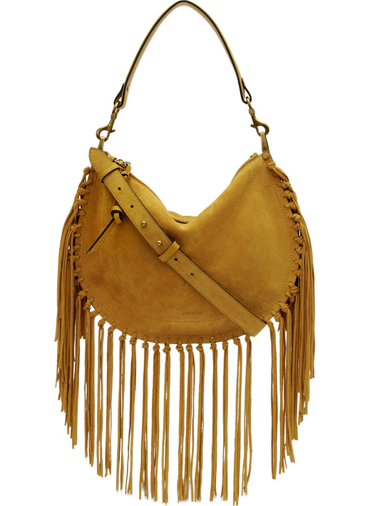 Oskan soft fringed shoulder bag