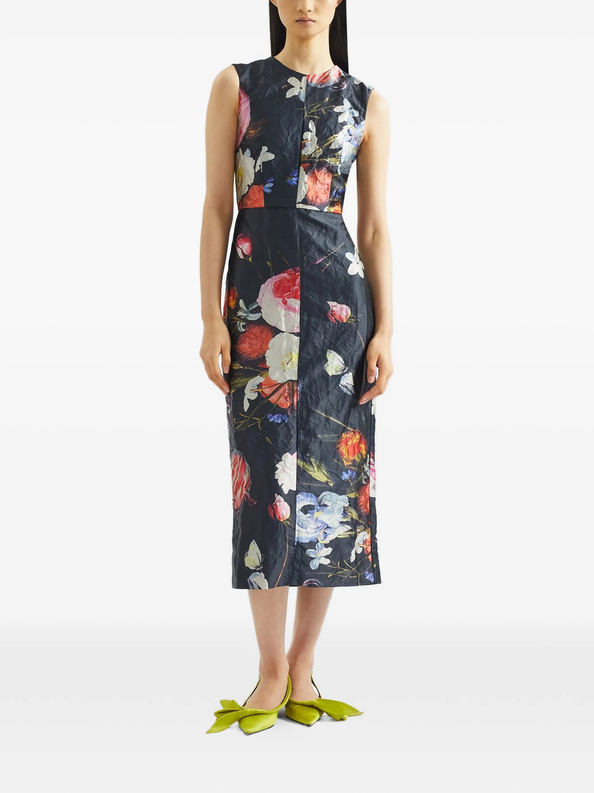 floral midi dress