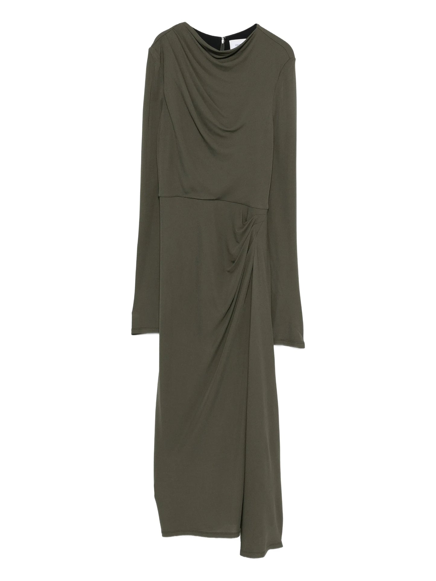 long-sleeve midi dress