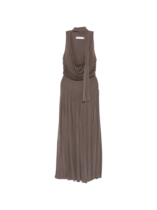Alyve ruched midi dress