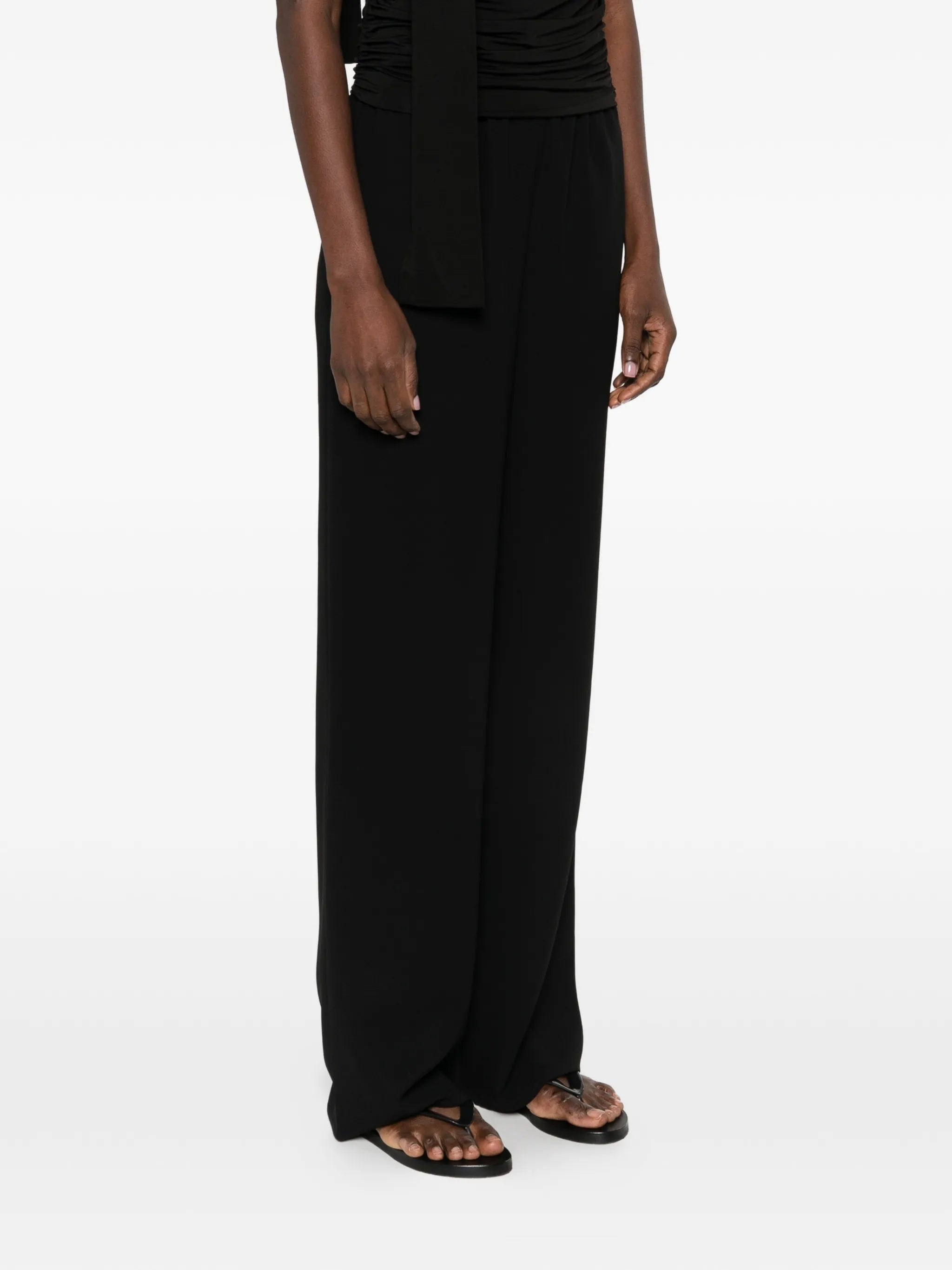 black trousers
